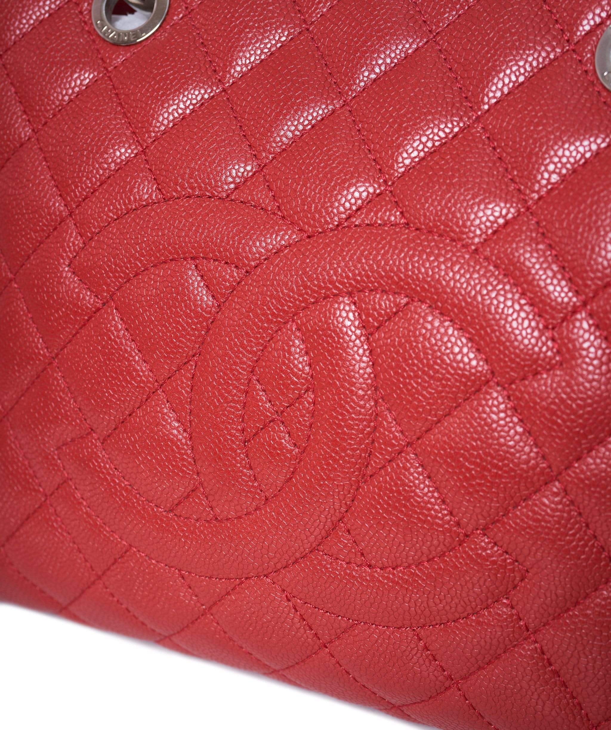 Chanel Chanel GST Caviar Red Bag - ADL1289