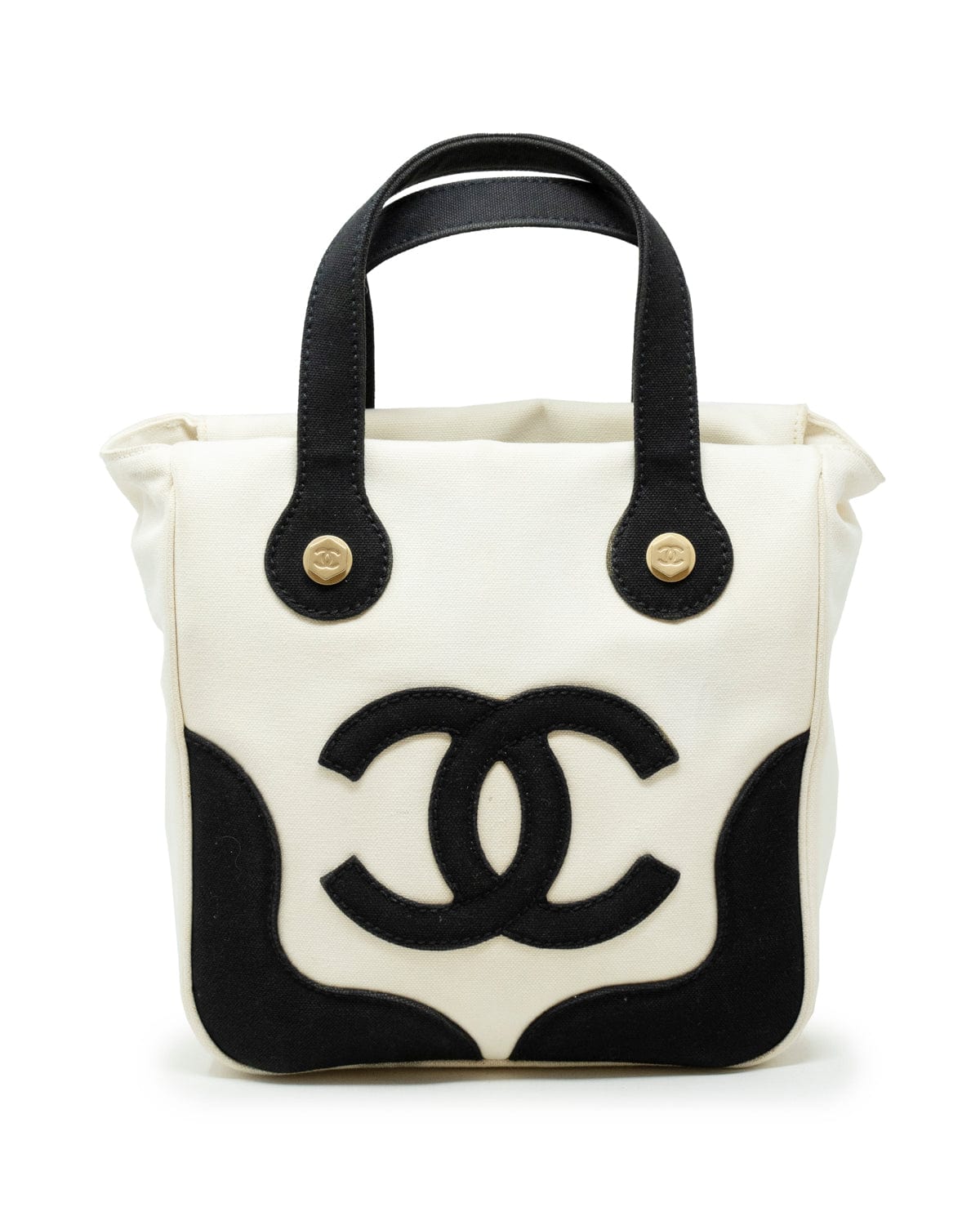 Chanel Chanel Handbag White and Black ASL3171