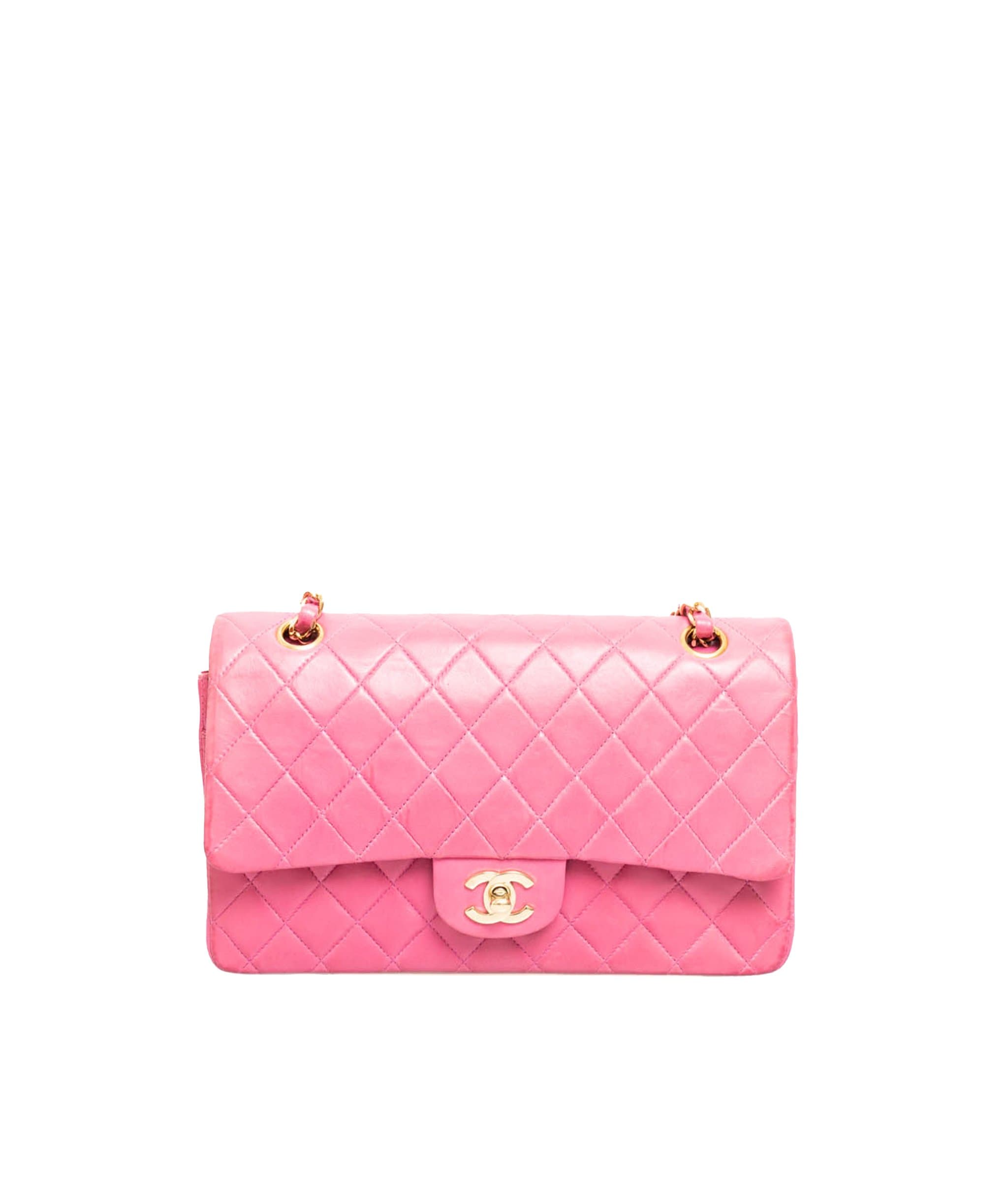 Chanel Chanel Hot Pink 10" Classic Flap Bag - AWC1061