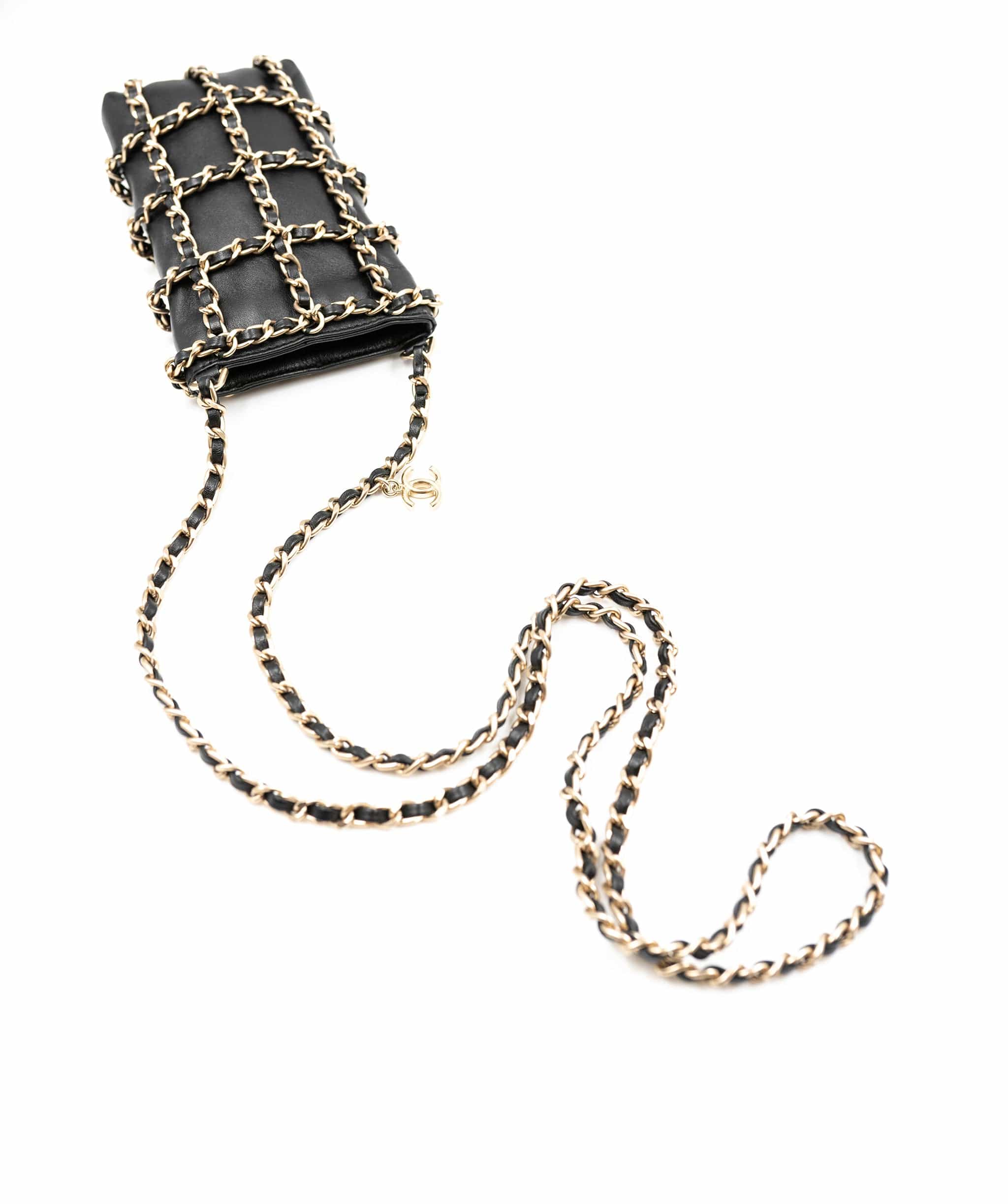 Chanel Chanel iPhone pouch with chains AGC1201