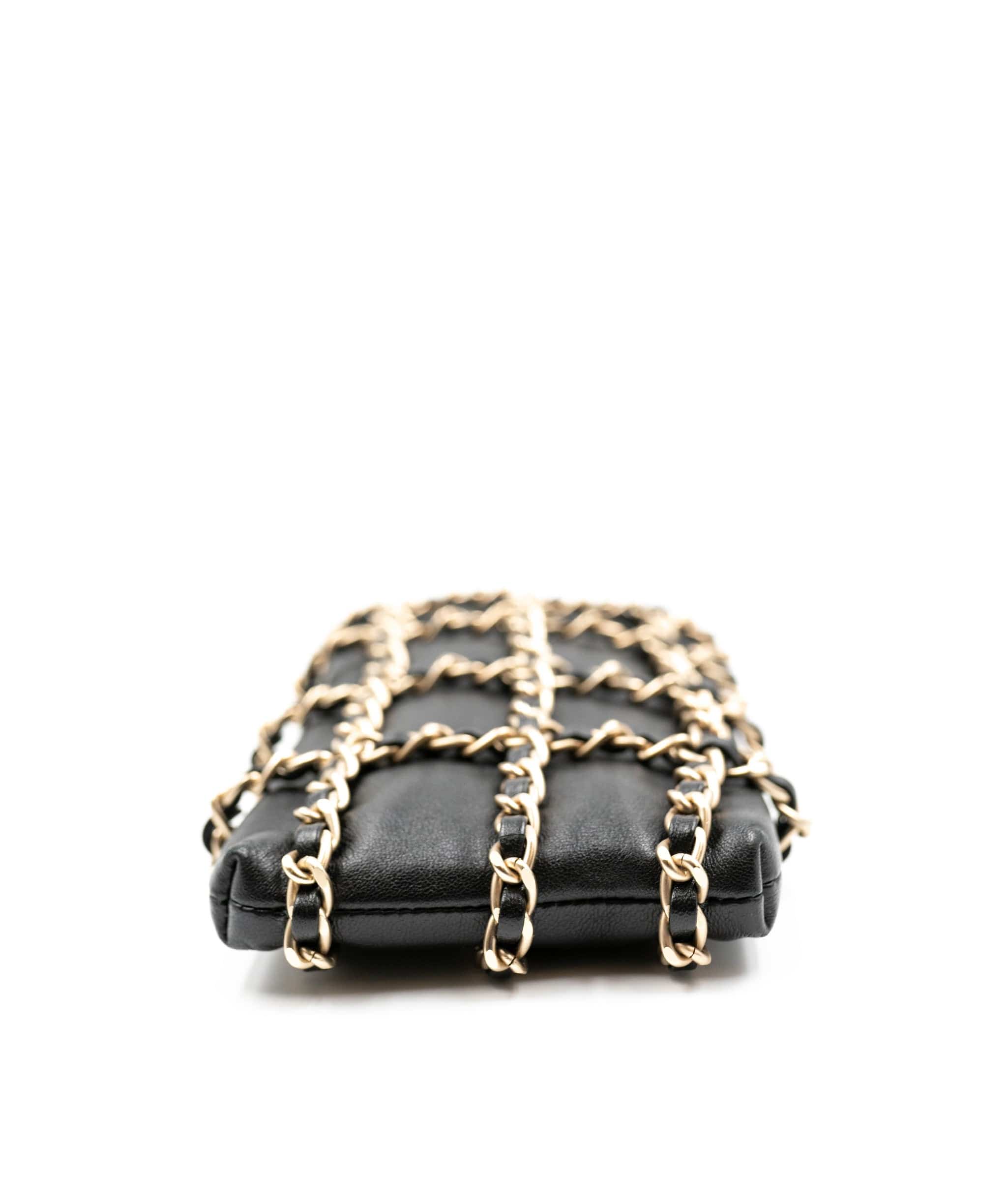 Chanel Chanel iPhone pouch with chains AGC1201