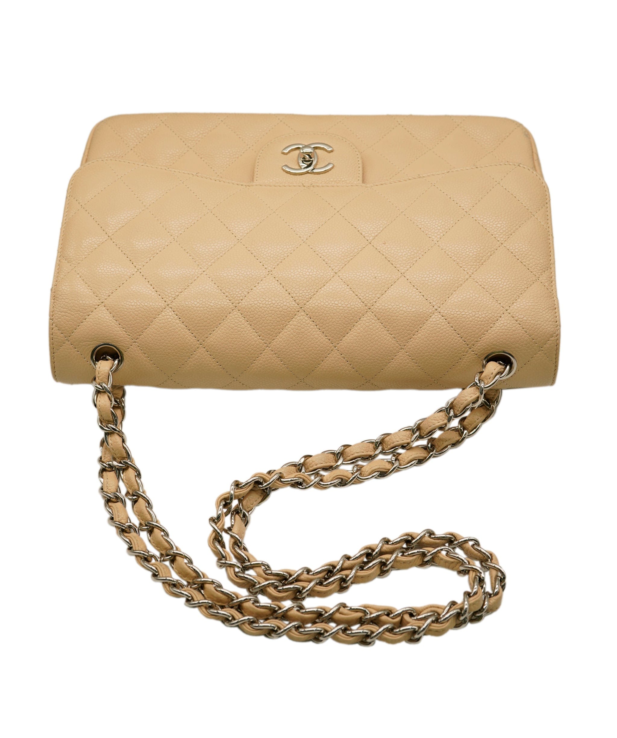 Chanel Chanel Jumbo Biege Caviar SHW ASL4838