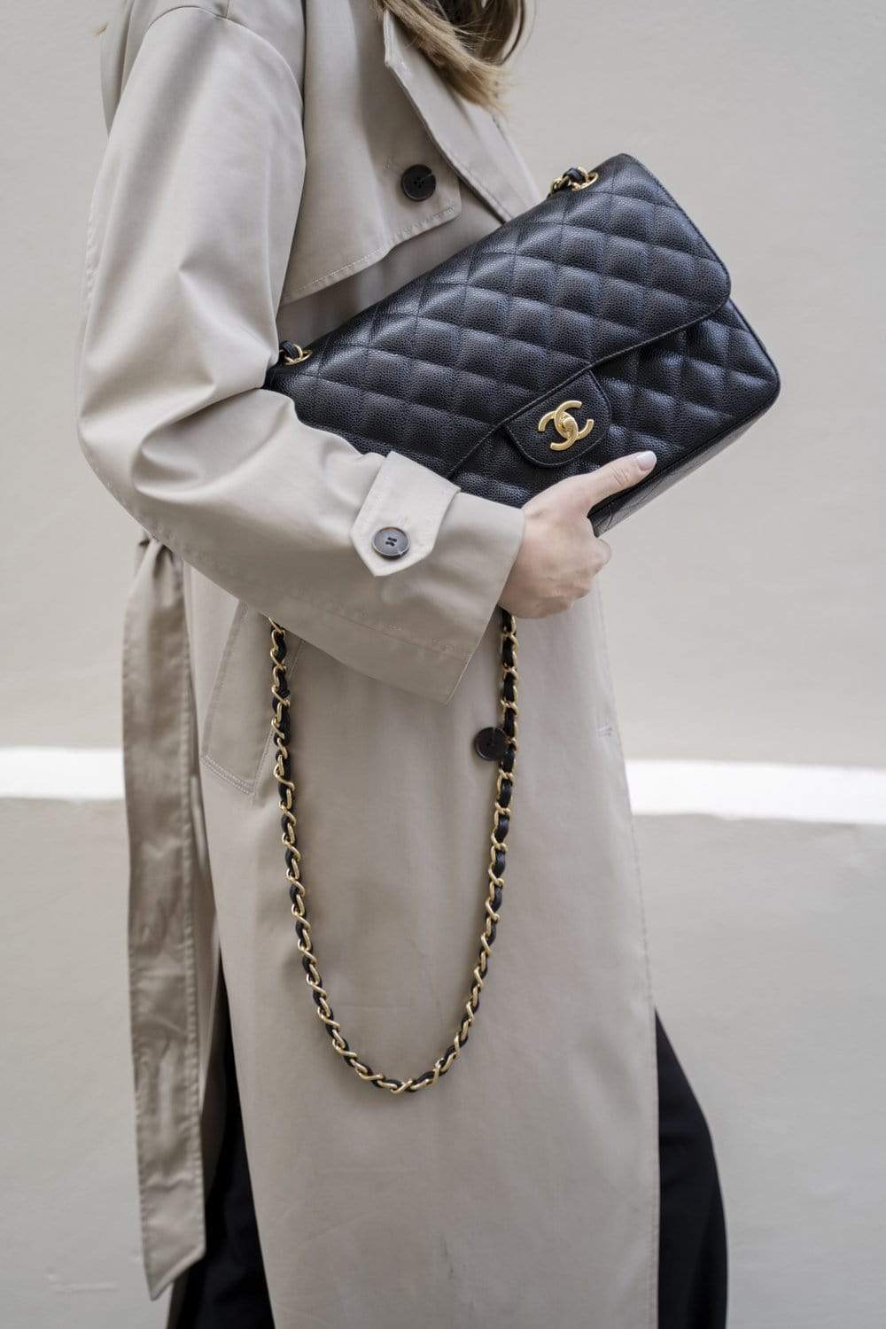 Chanel Chanel Jumbo Caviar Gold Hardware - ADC1124