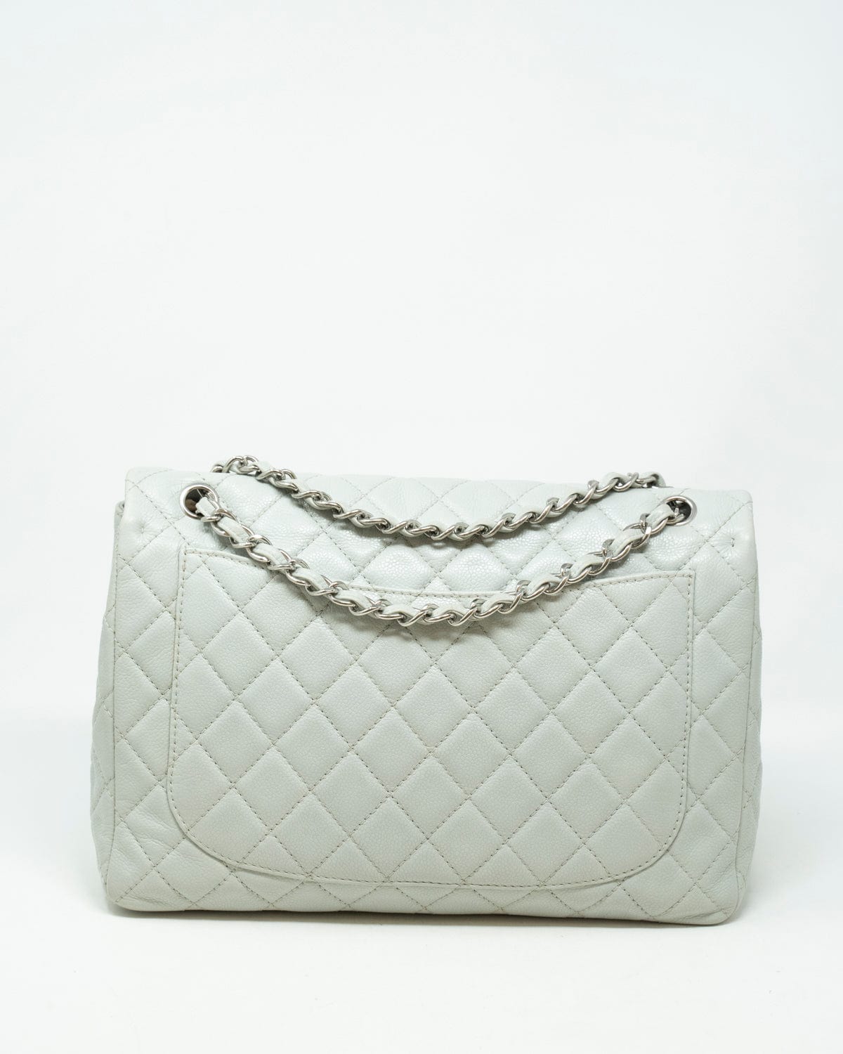 Chanel Chanel Jumbo Caviar Skin Grey Flap bag with SHW - AWL2674