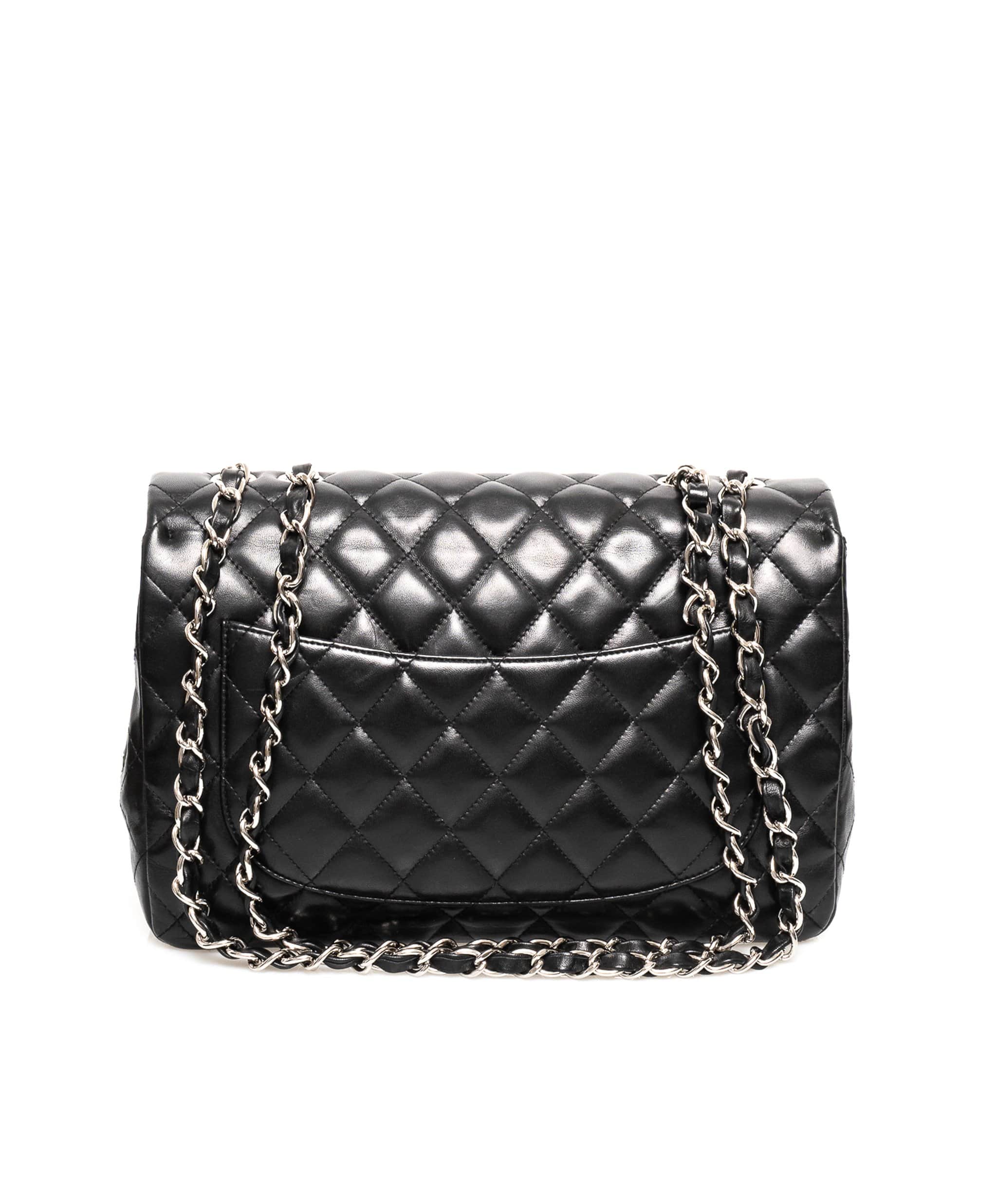 Chanel Chanel Jumbo Lambskin with Silver Hardware - AWL1721