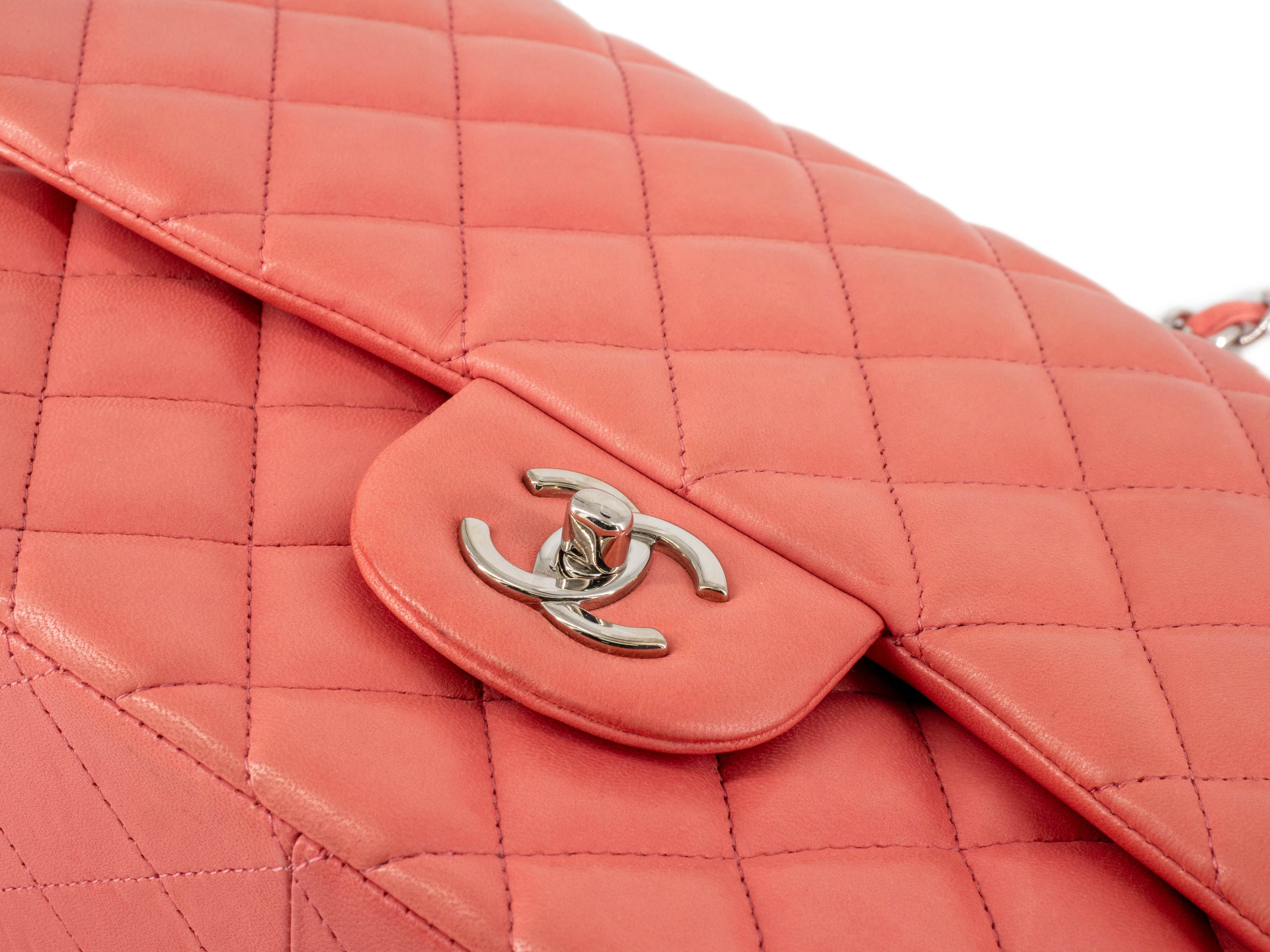 Chanel Chanel Jumbo Pink Lambskin Flap bag - RJL1767