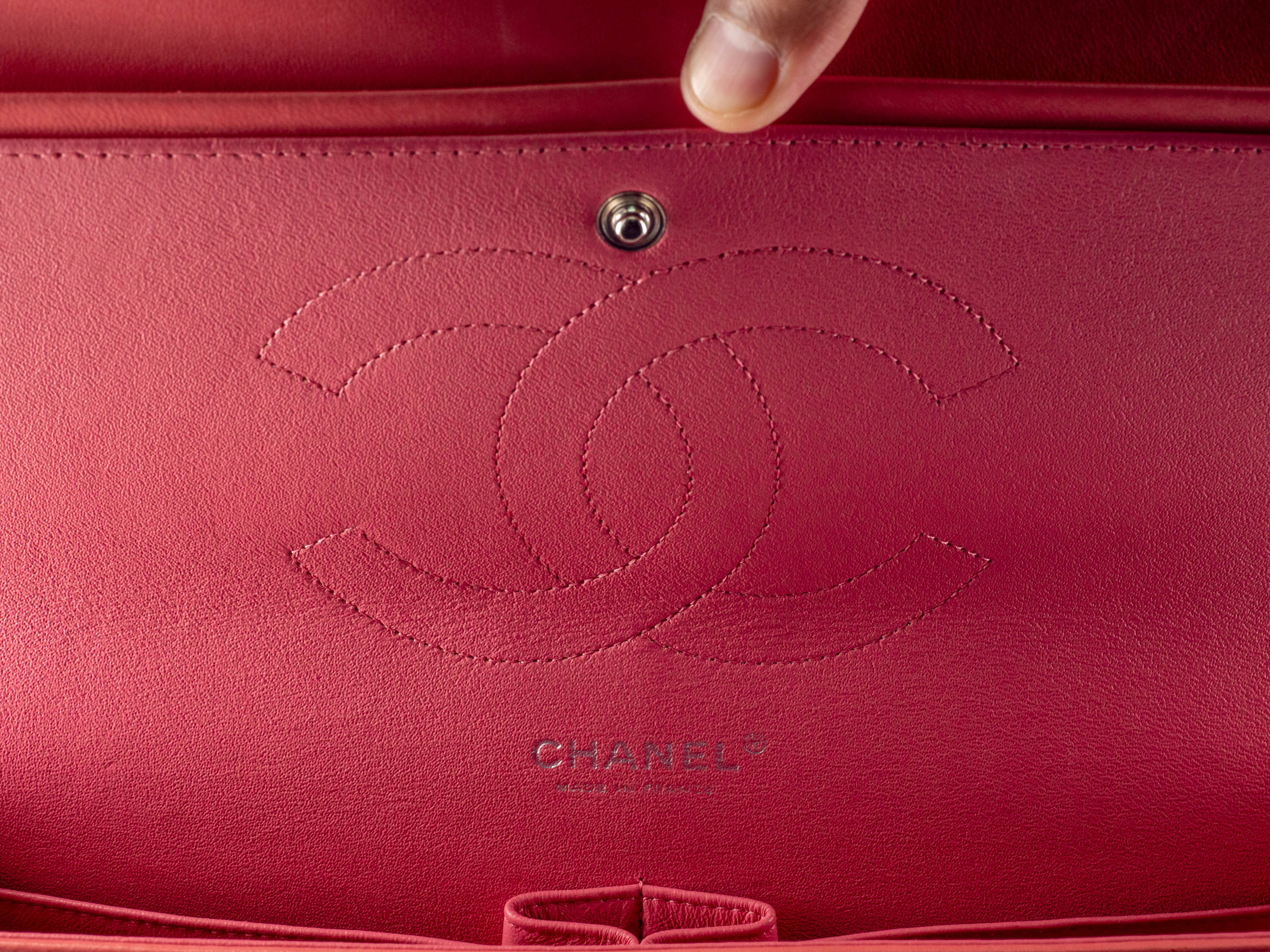 Chanel Chanel Jumbo Pink Lambskin Flap bag - RJL1767