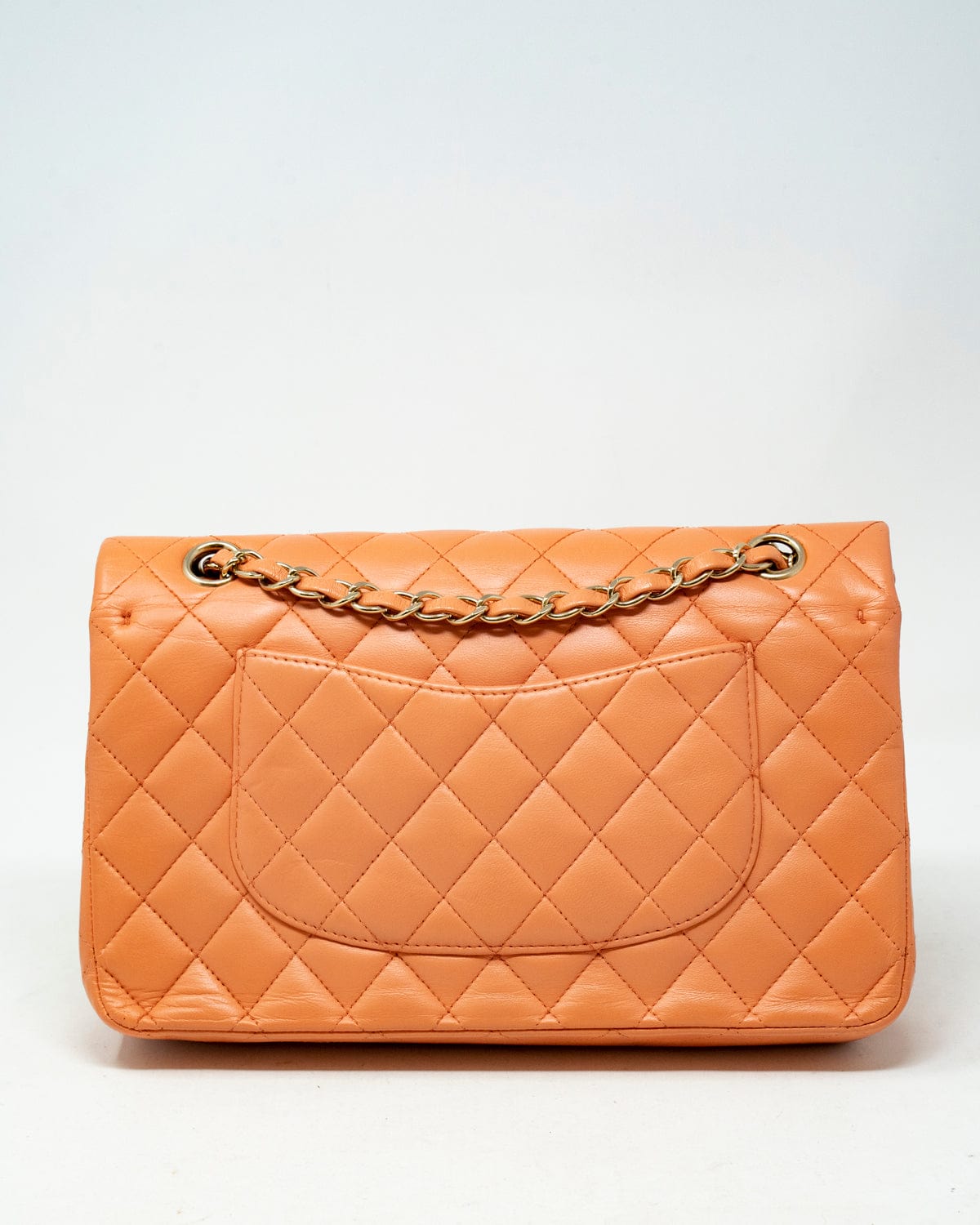 Chanel Chanel Lambskin 10 inch Salmon Flap Bag - ADL1979