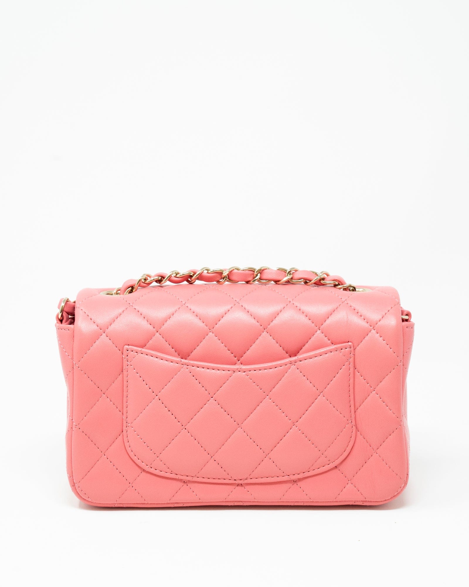 Chanel Chanel Lambskin mini flap bag Pink  ADL2091