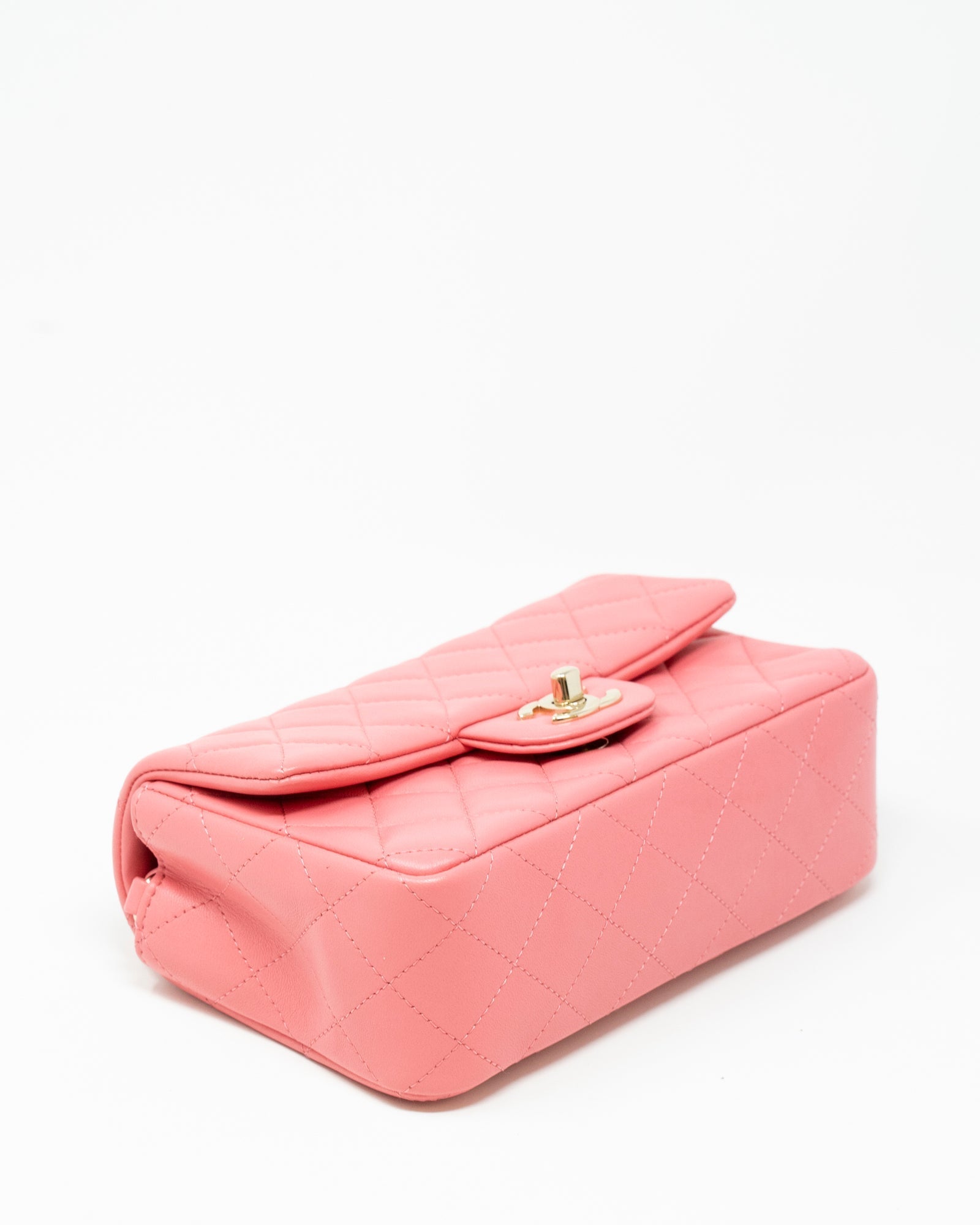 Chanel Chanel Lambskin mini flap bag Pink  ADL2091