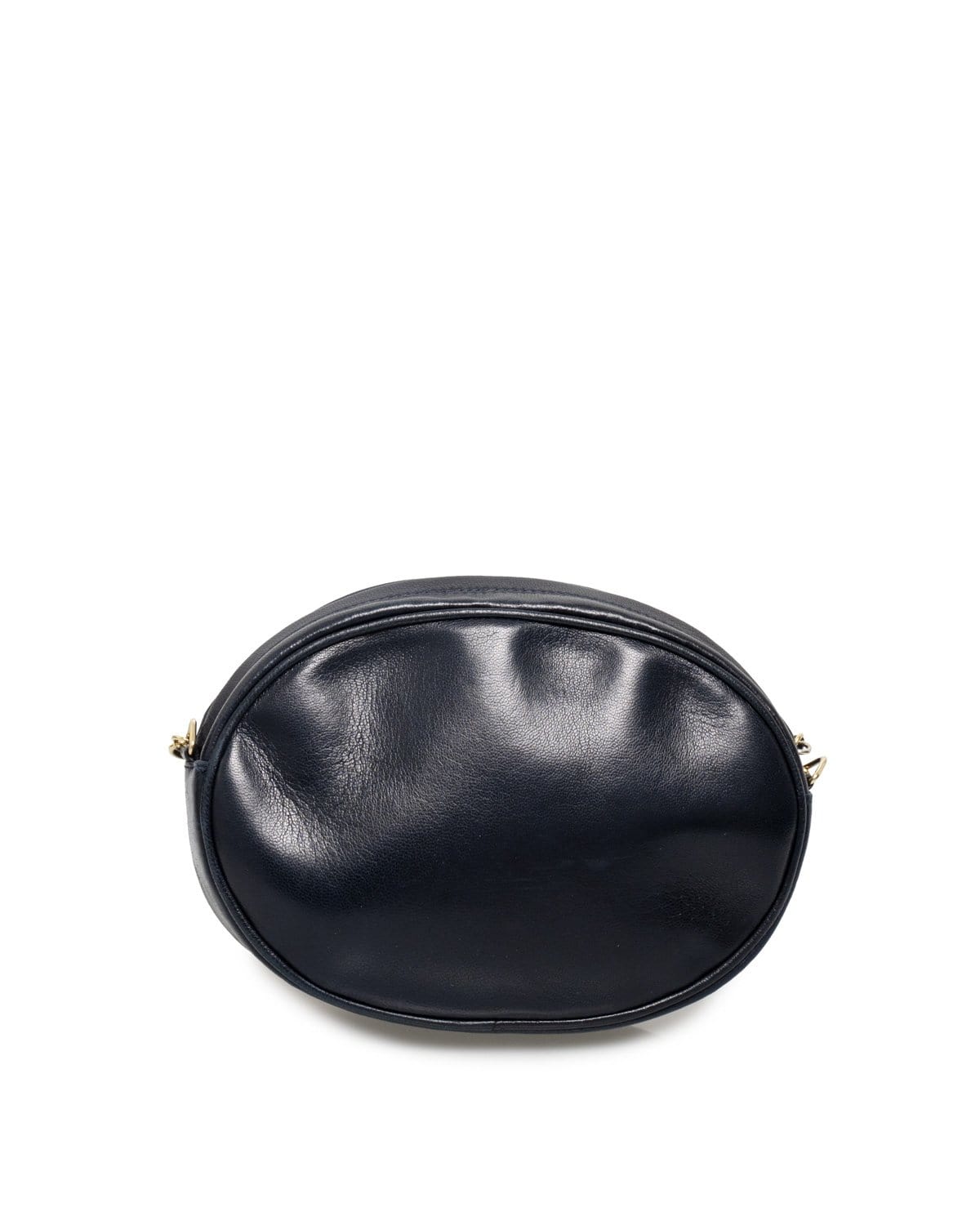 Chanel Chanel Lambskin Navy CC Round Crossbody Bag - AGL1457