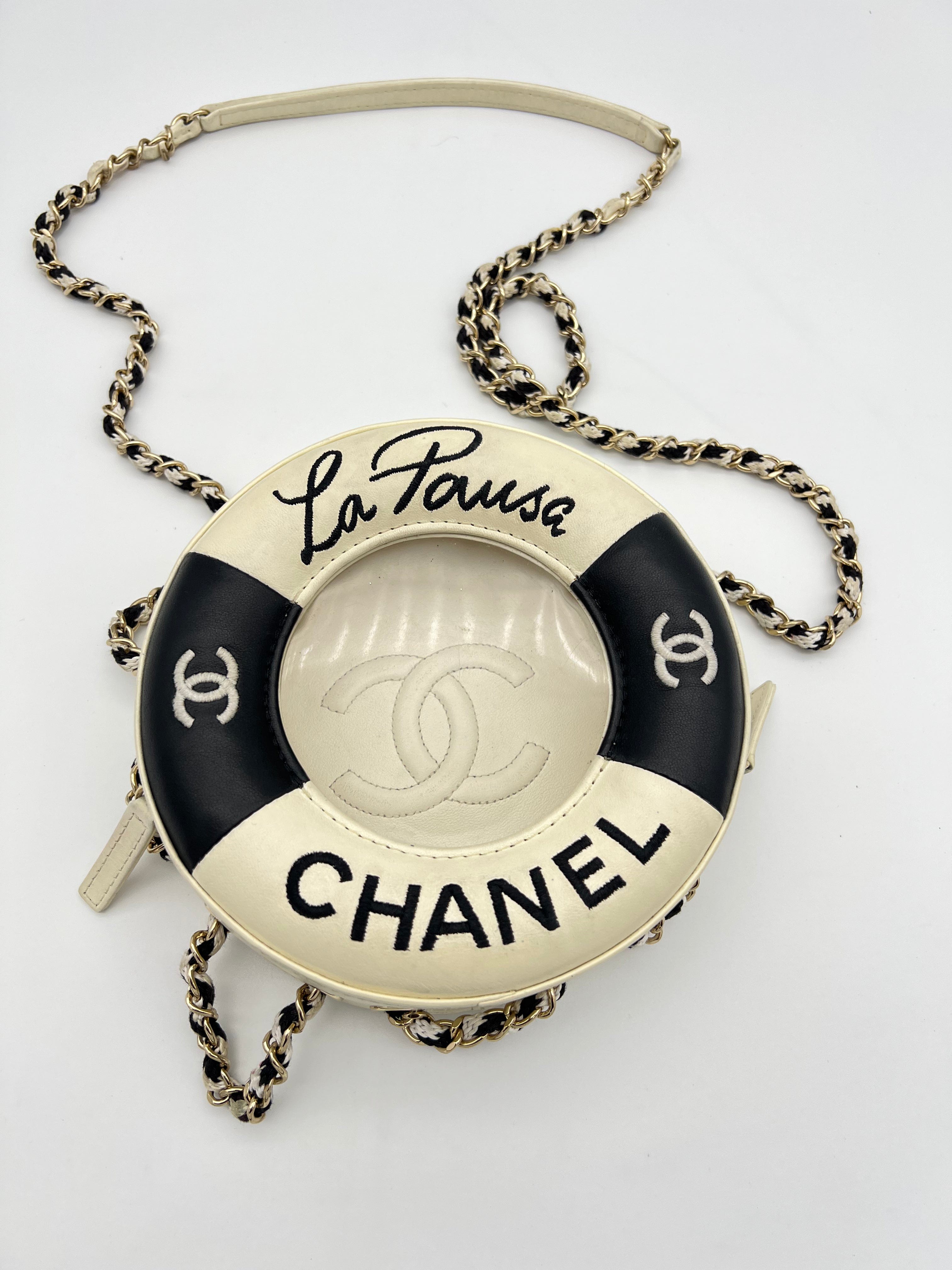 Chanel Chanel Lifesaver Round Crossbody Bag ASL2850