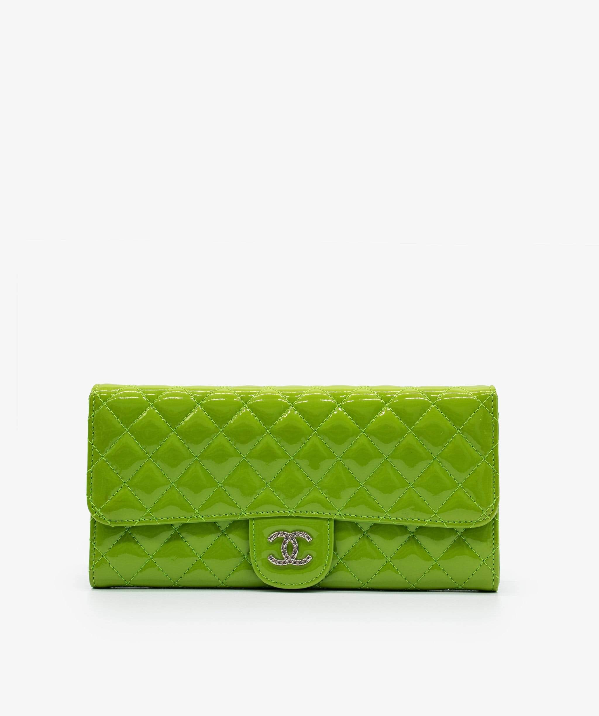 Chanel Chanel Lime Green Patent Crossbody bag