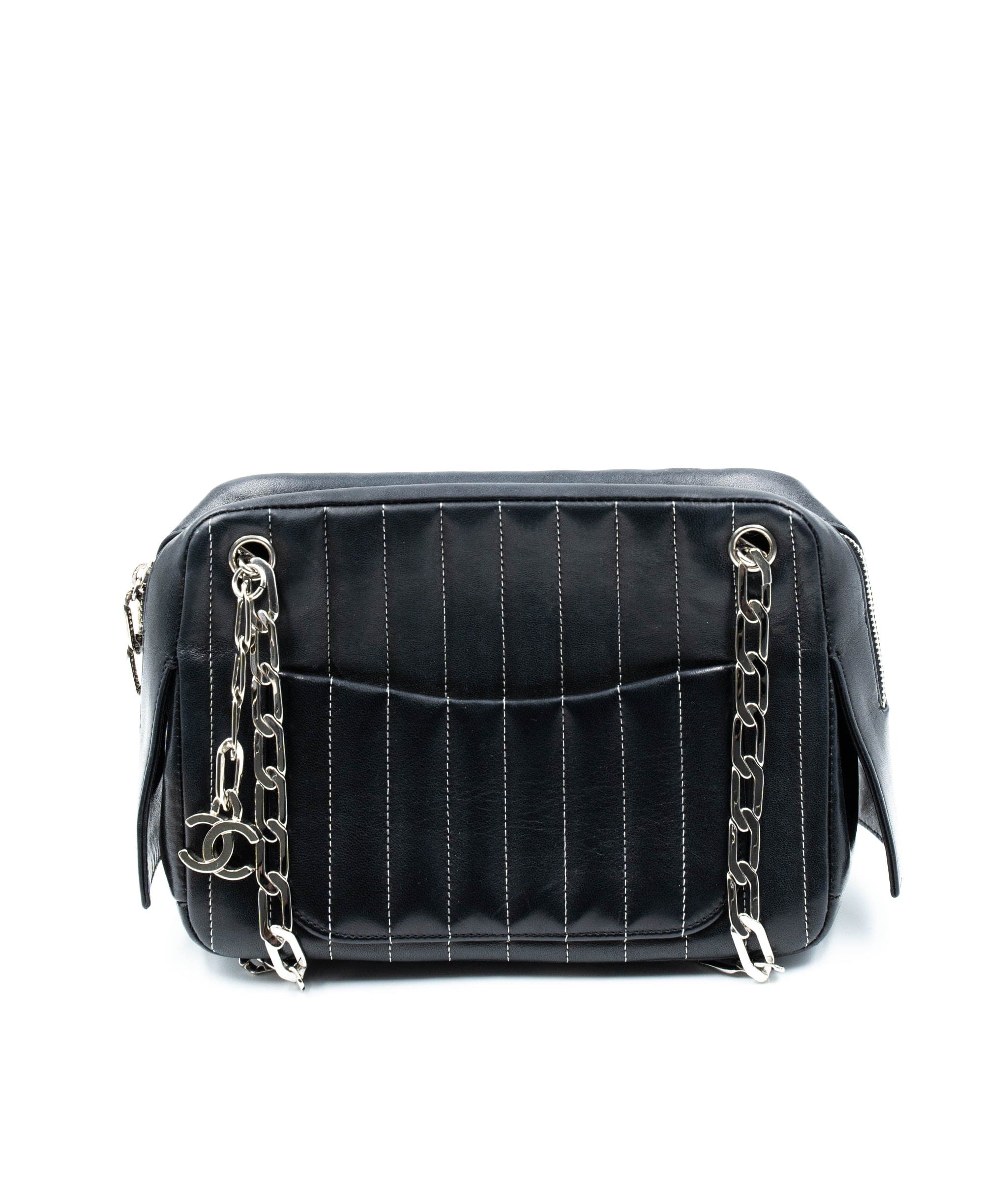 Chanel Chanel Mademoiselle Black bag with silver hardware - AWC1180