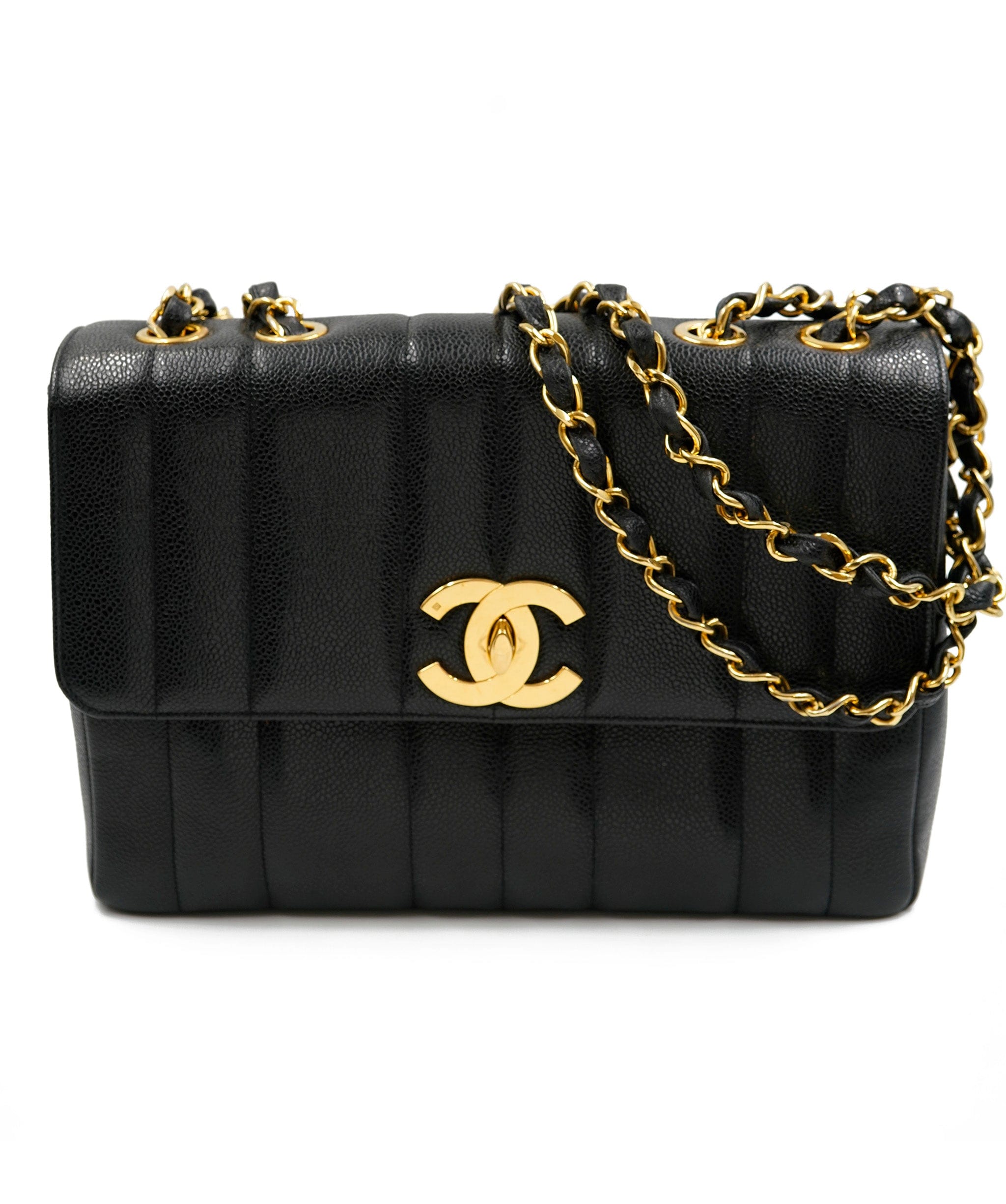 chanel Chanel matelasse caviar jumbo vertical stitching - AWL3059