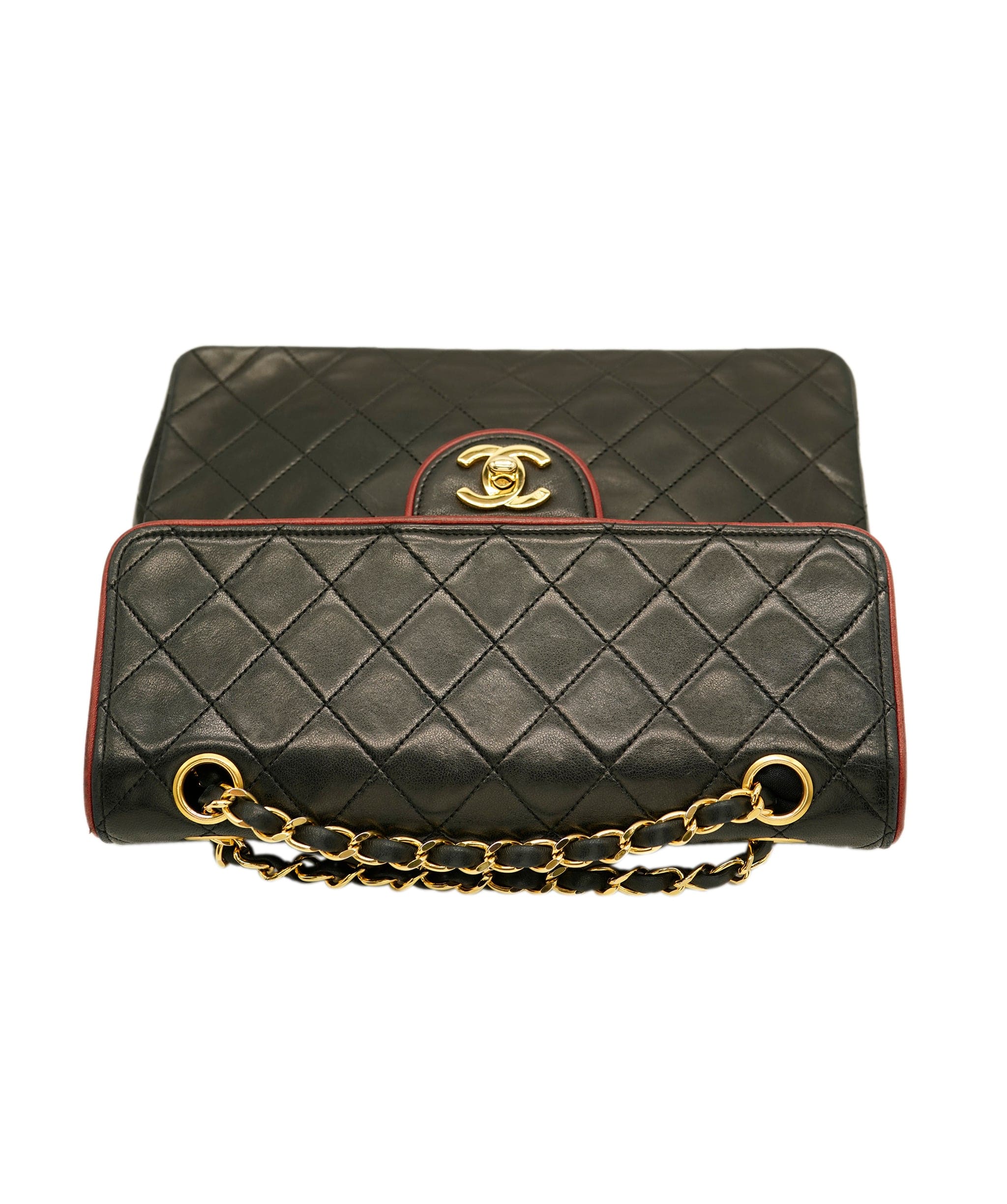 Chanel Chanel matelasse shoulder bag (Red＆Black) - AWL3268