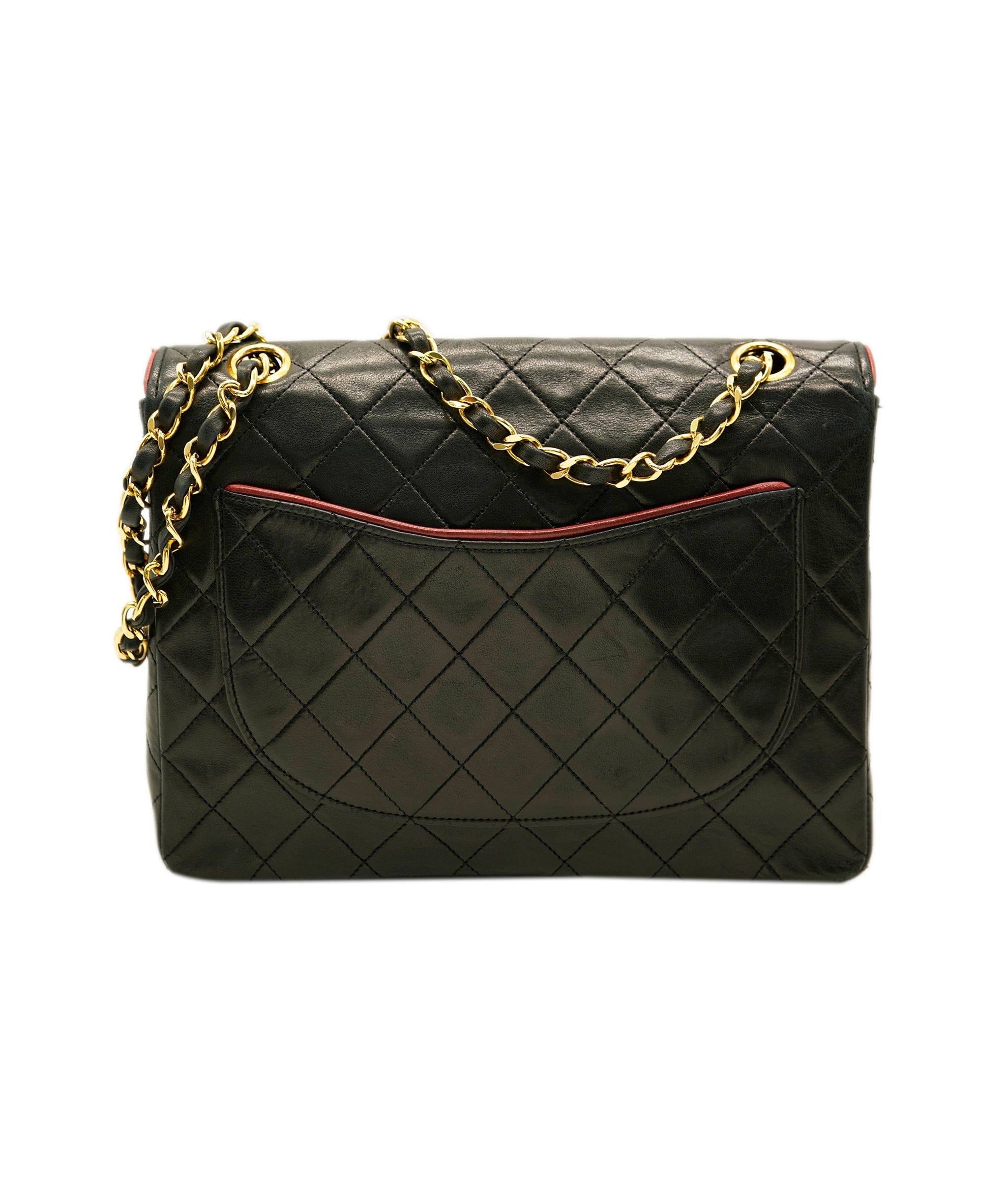 Chanel Chanel matelasse shoulder bag (Red＆Black) - AWL3268