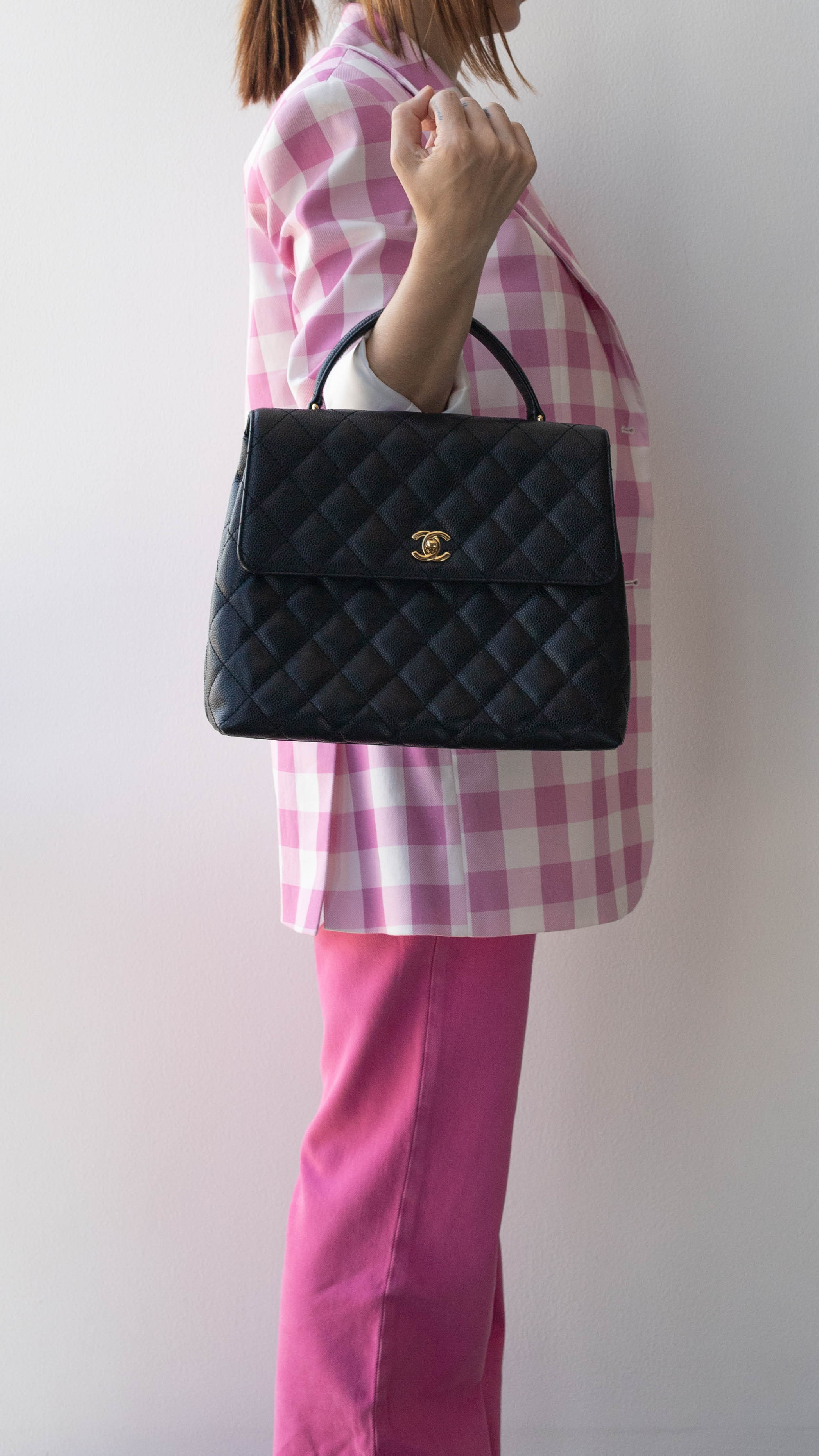 Chanel Chanel Matelasse Top Handle Bag