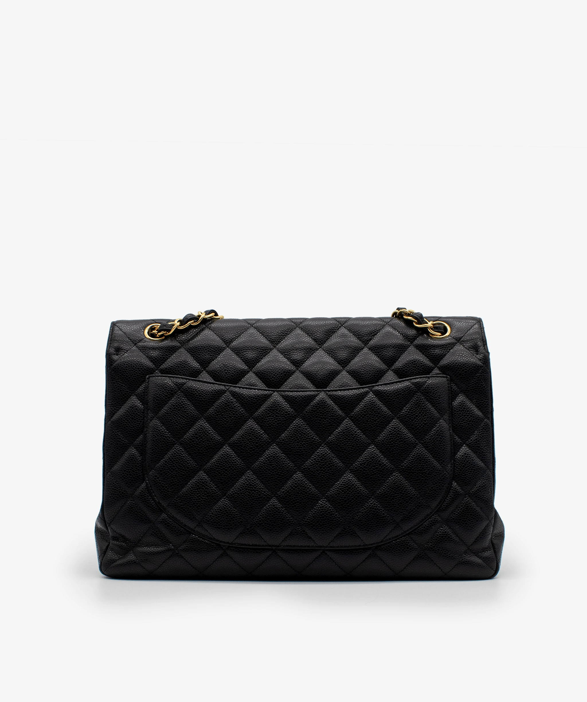 Chanel Chanel Maxi Caviar Black GHW Flapbag