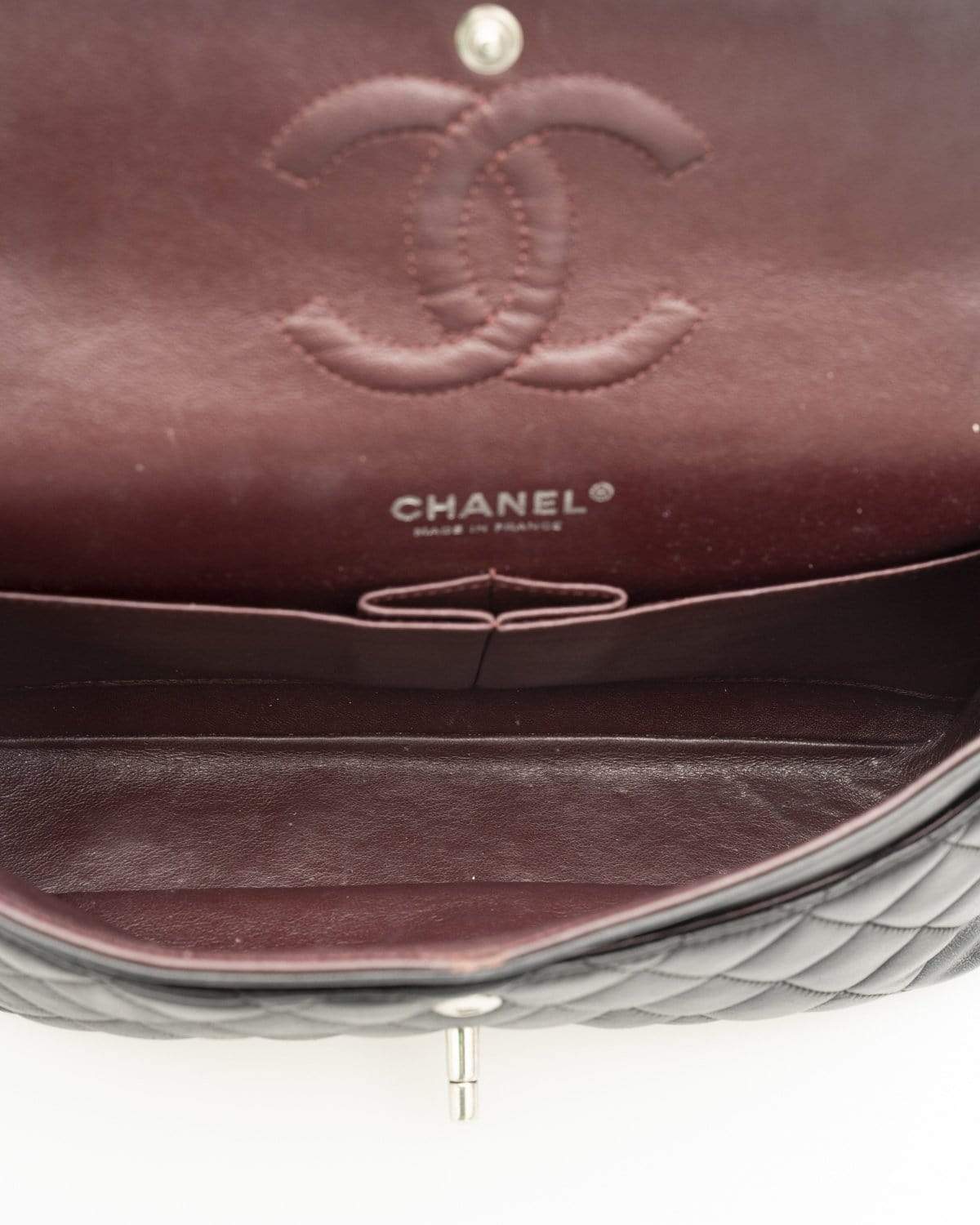 Chanel Chanel Medium Black Lambskin Classic Flap Bag PHW  - AGL1497