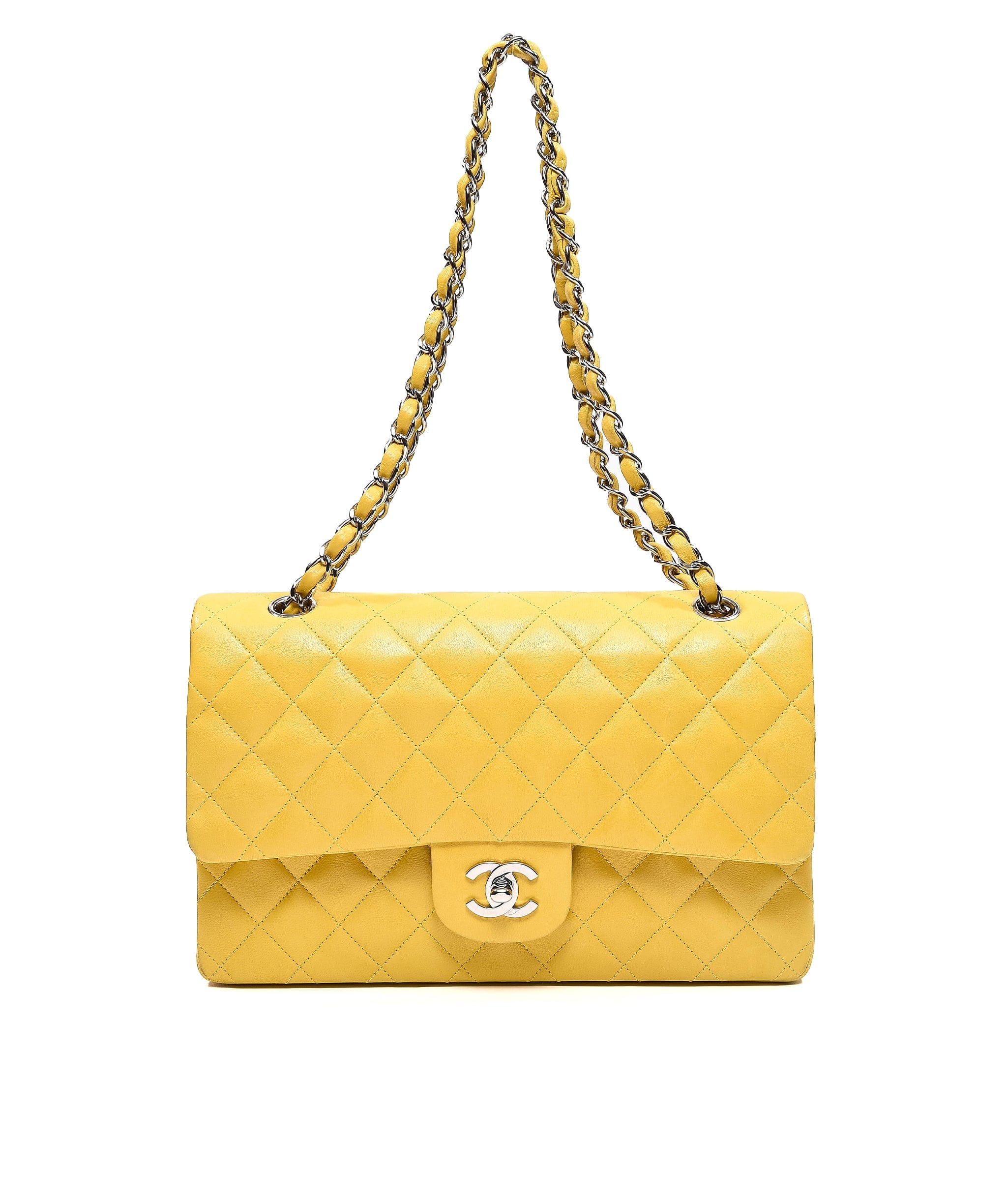 Chanel Chanel Medium Classic Flap Yellow - AWL2724