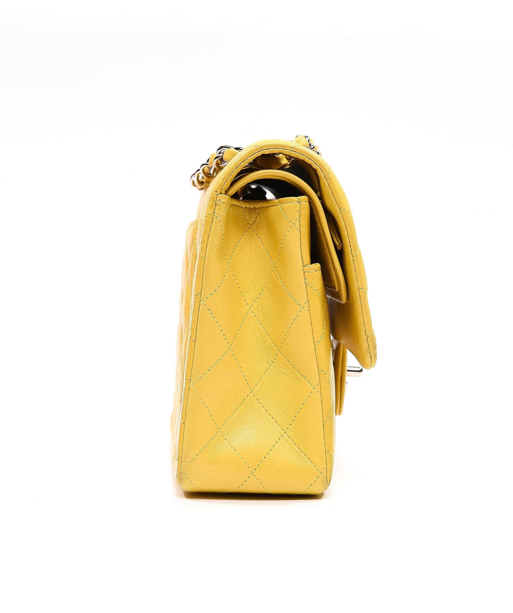 Chanel Chanel Medium Classic Flap Yellow - AWL2724