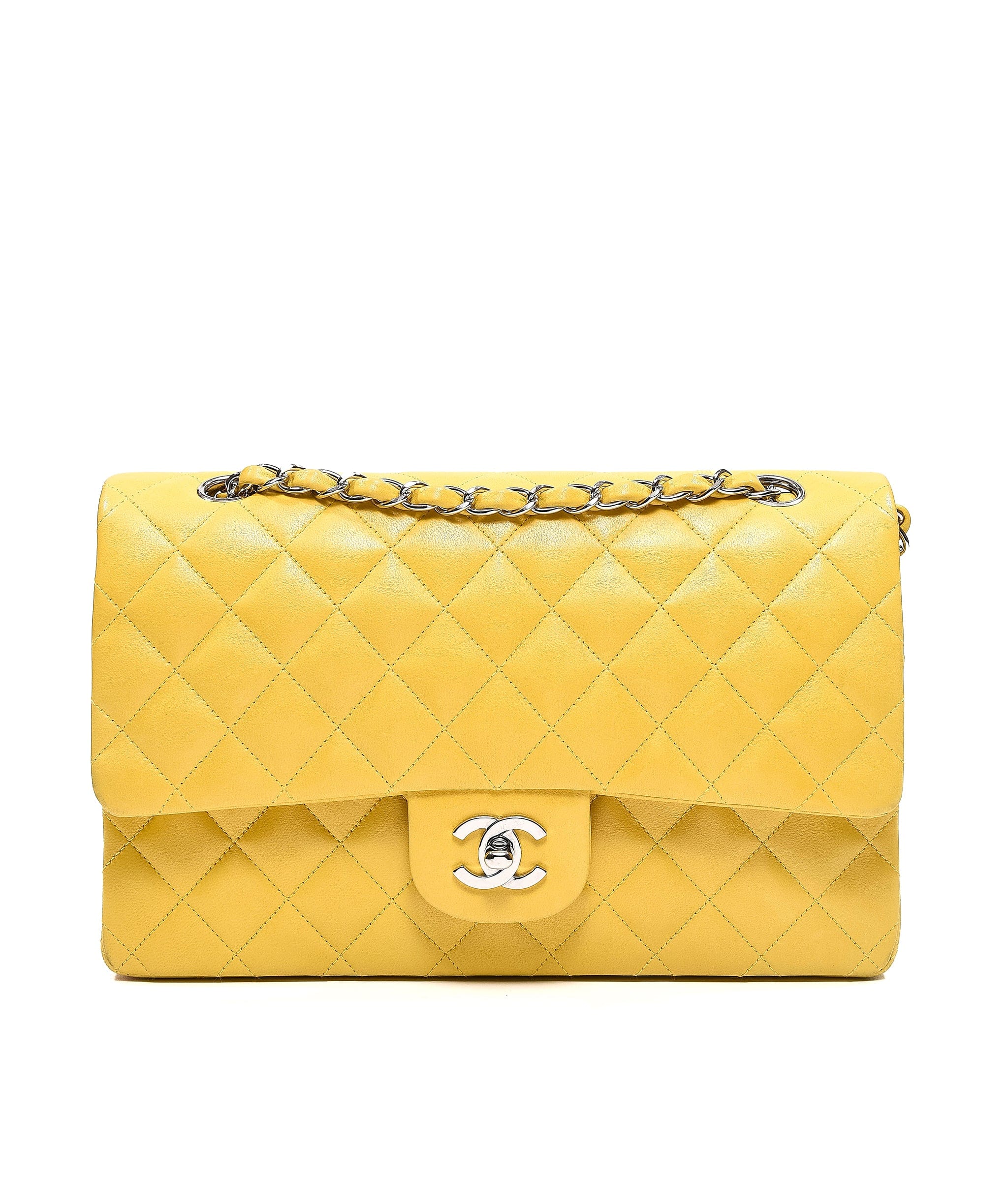 Chanel Chanel Medium Classic Flap Yellow - AWL2724