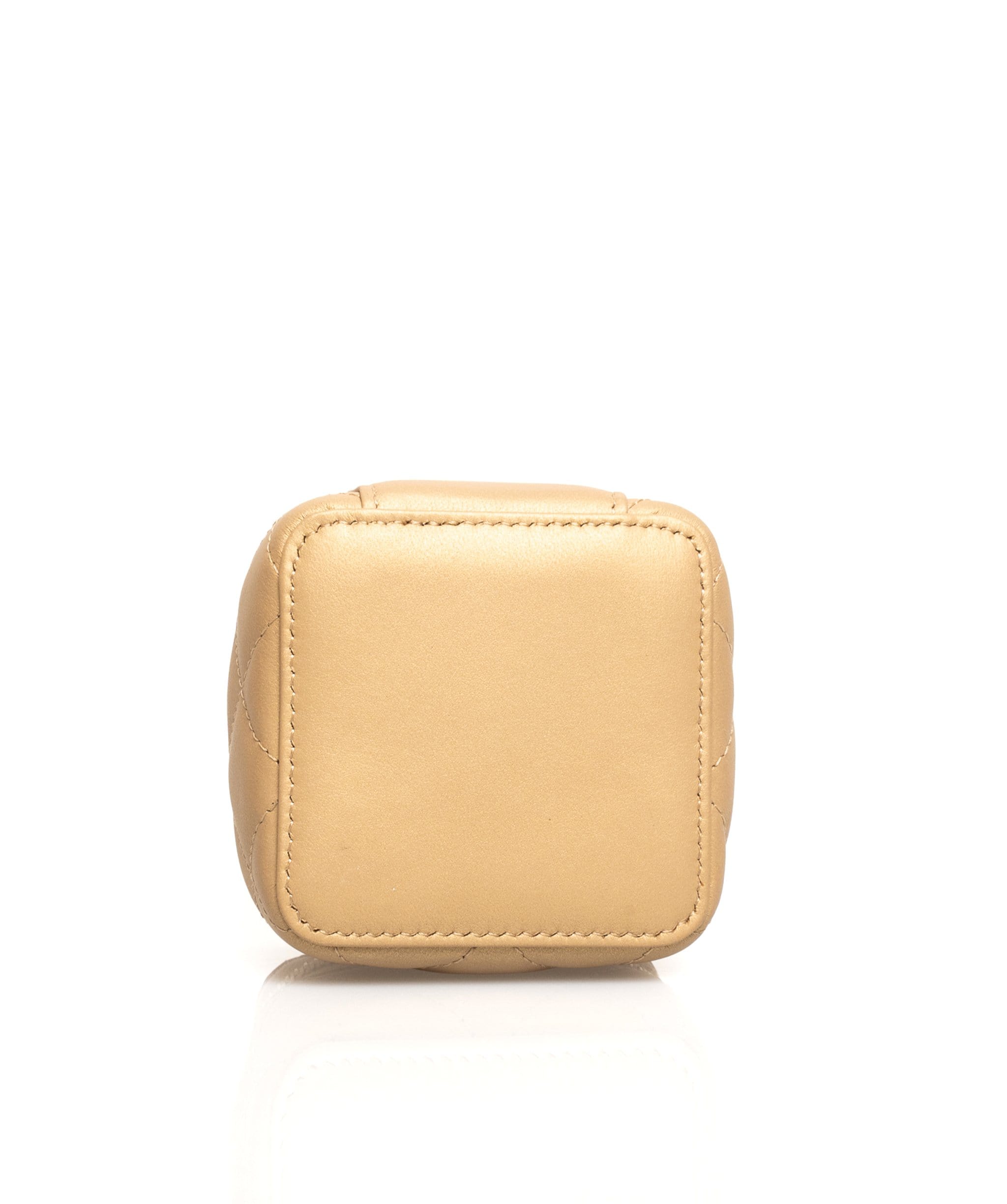 Chanel Chanel Micro Gold Lambskin Vanity Bag - ADL1434