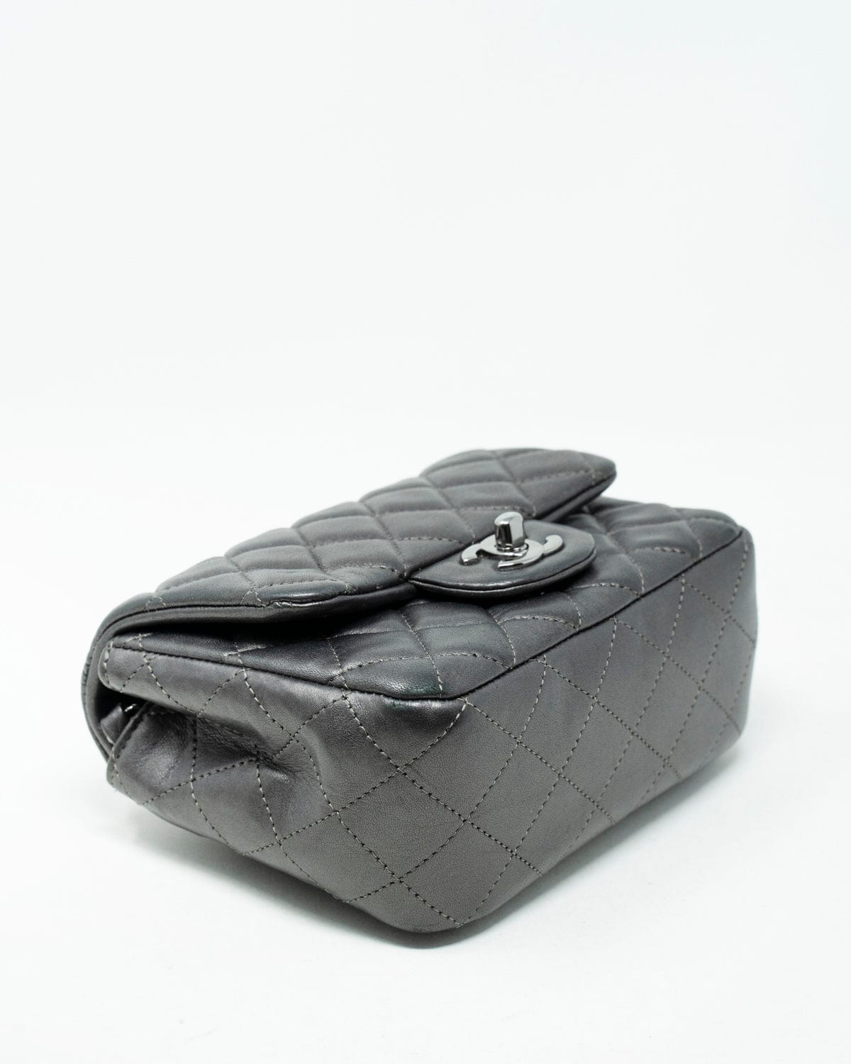 Chanel Chanel Mini Classic Flap bag with Ruthenium Hardware - AWL3430