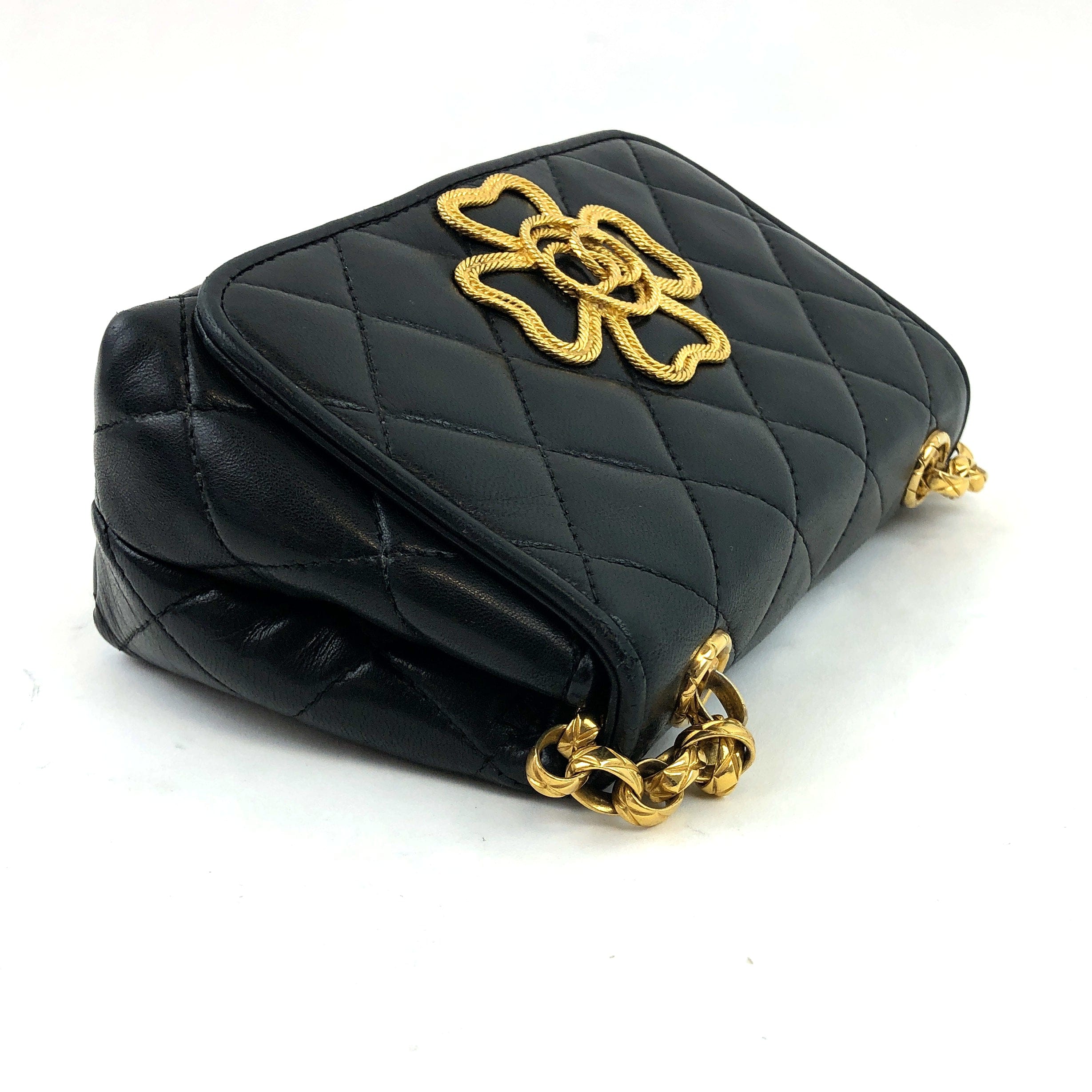 Chanel Chanel Mini Flap Black Lambskin PXL1047