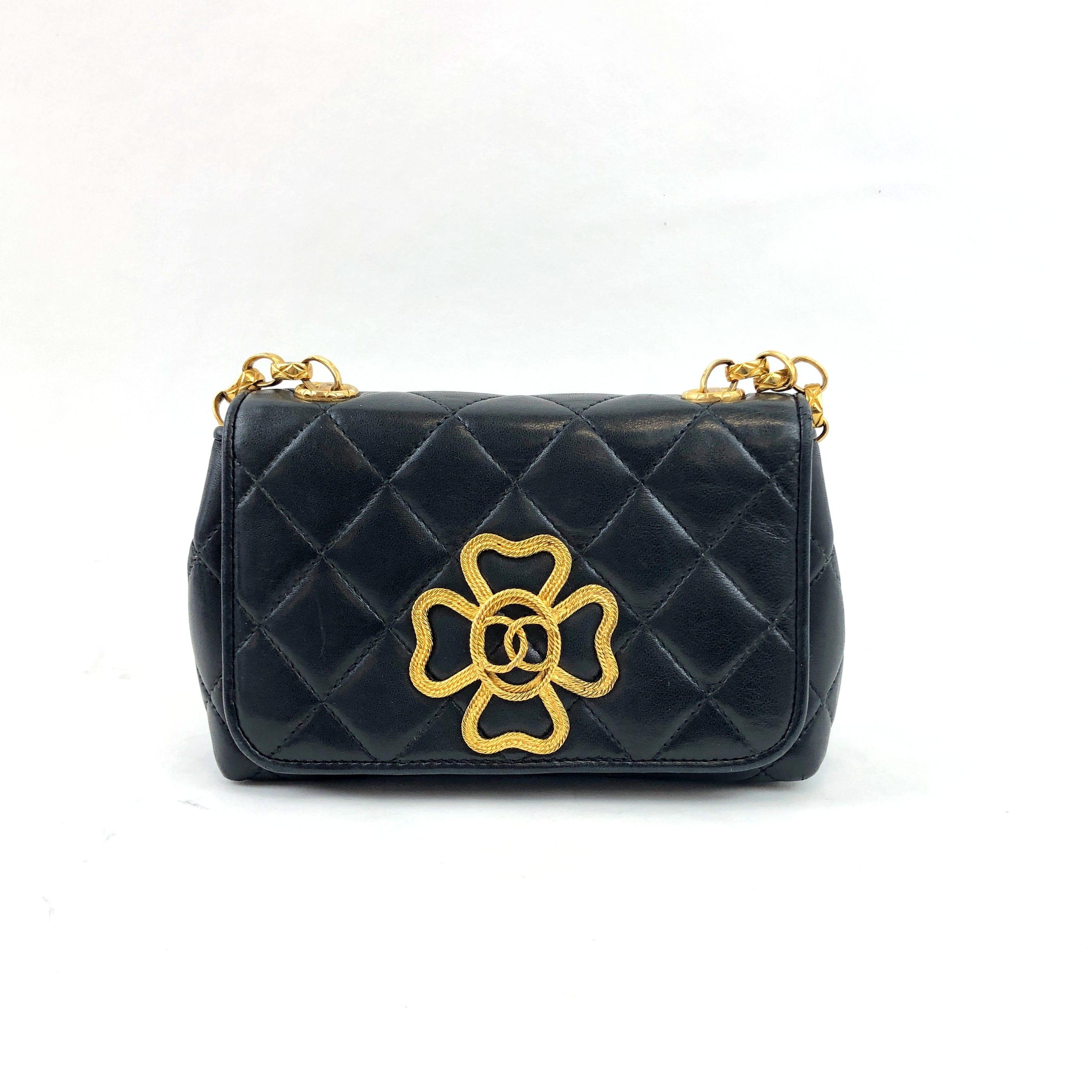 Chanel Chanel Mini Flap Black Lambskin PXL1047