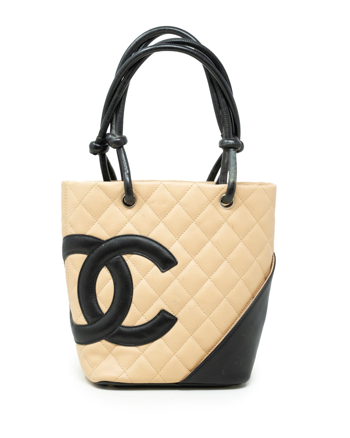 Chanel Chanel Mini Lambskin Leather Cambon Tote Bag - AGL1807