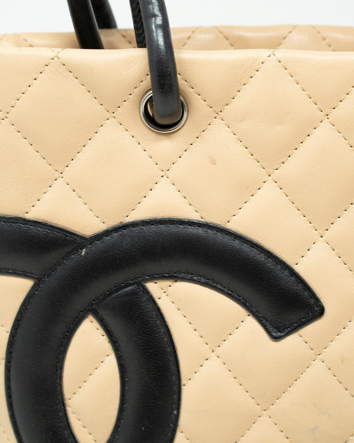 Chanel Chanel Mini Lambskin Leather Cambon Tote Bag - AGL1807