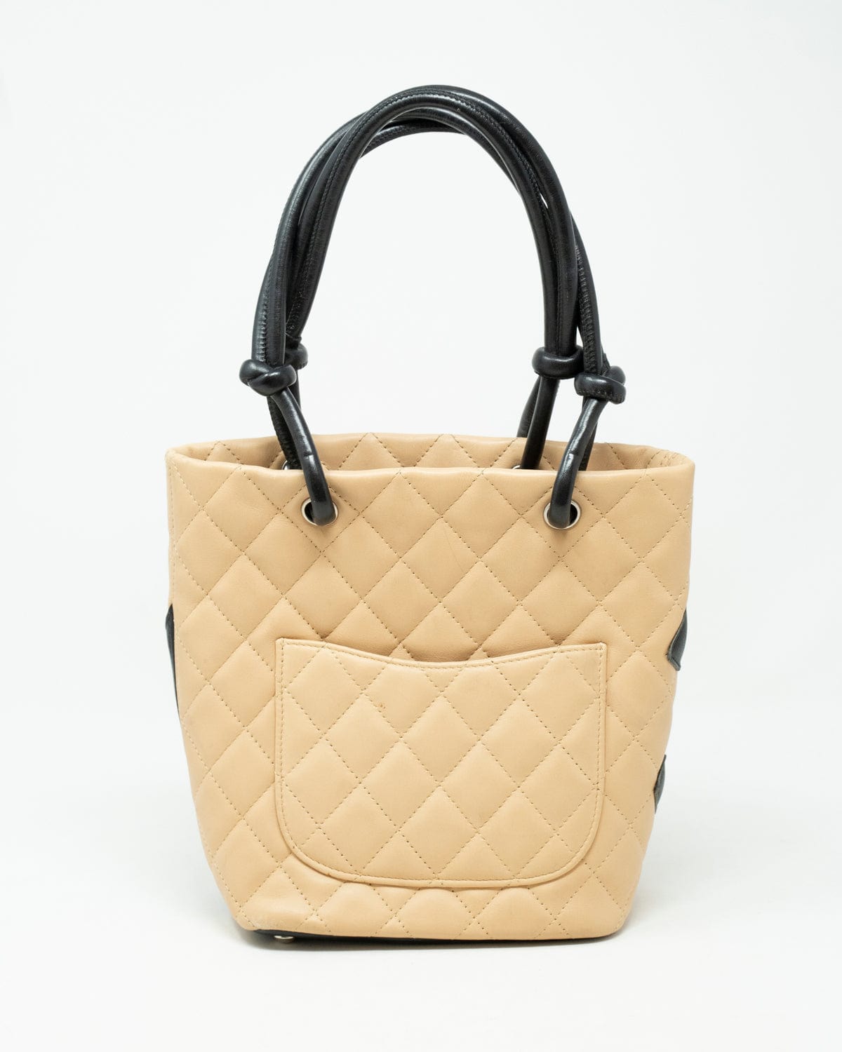 Chanel Chanel Mini Lambskin Leather Cambon Tote Bag - AGL1807