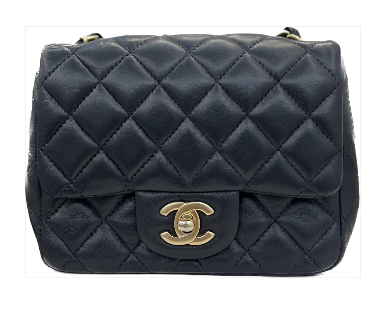 Chanel Chanel Navy Classic Mini Flap REC1223