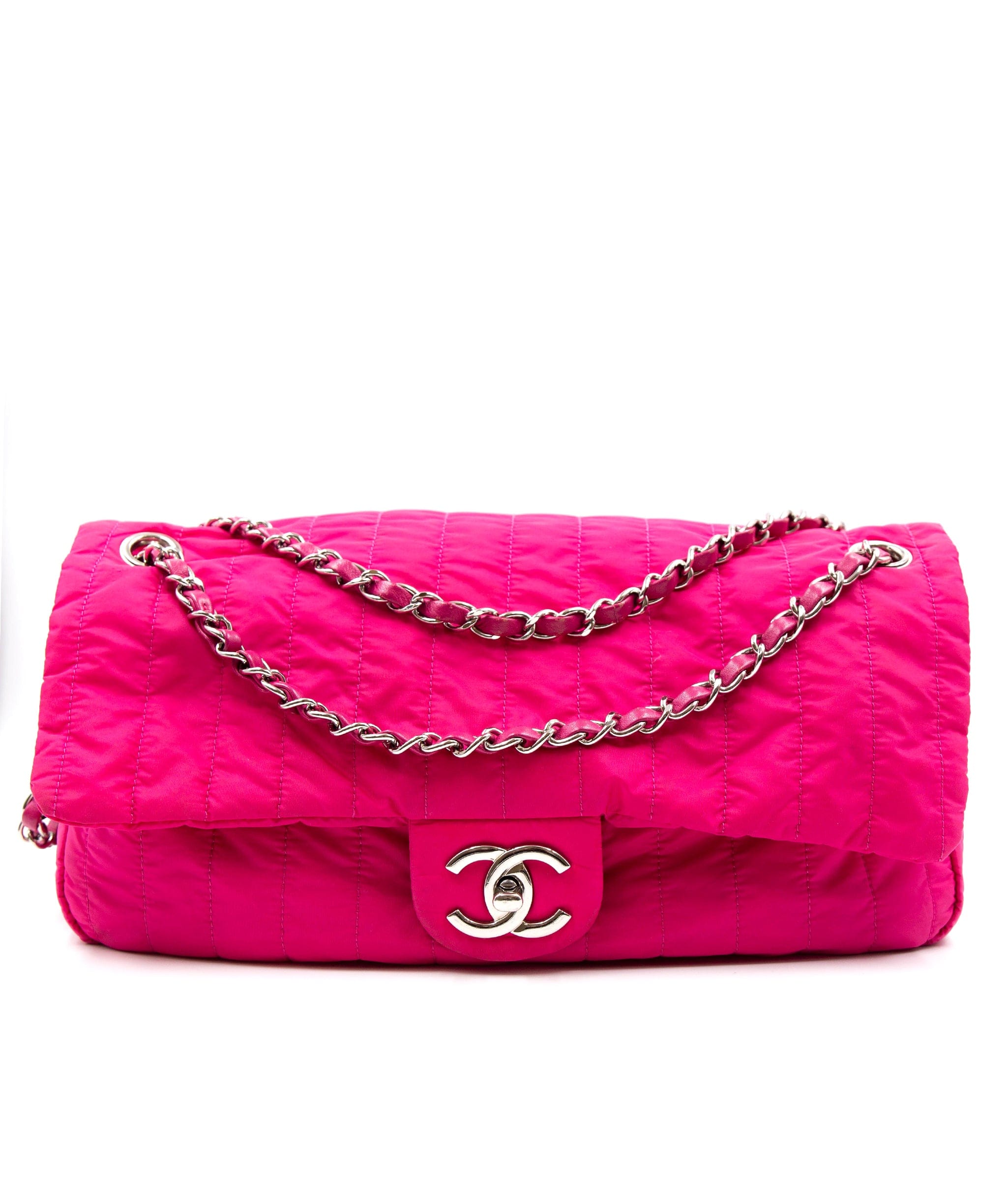 Chanel Chanel Nylon Hot pink Bag  AGL2243