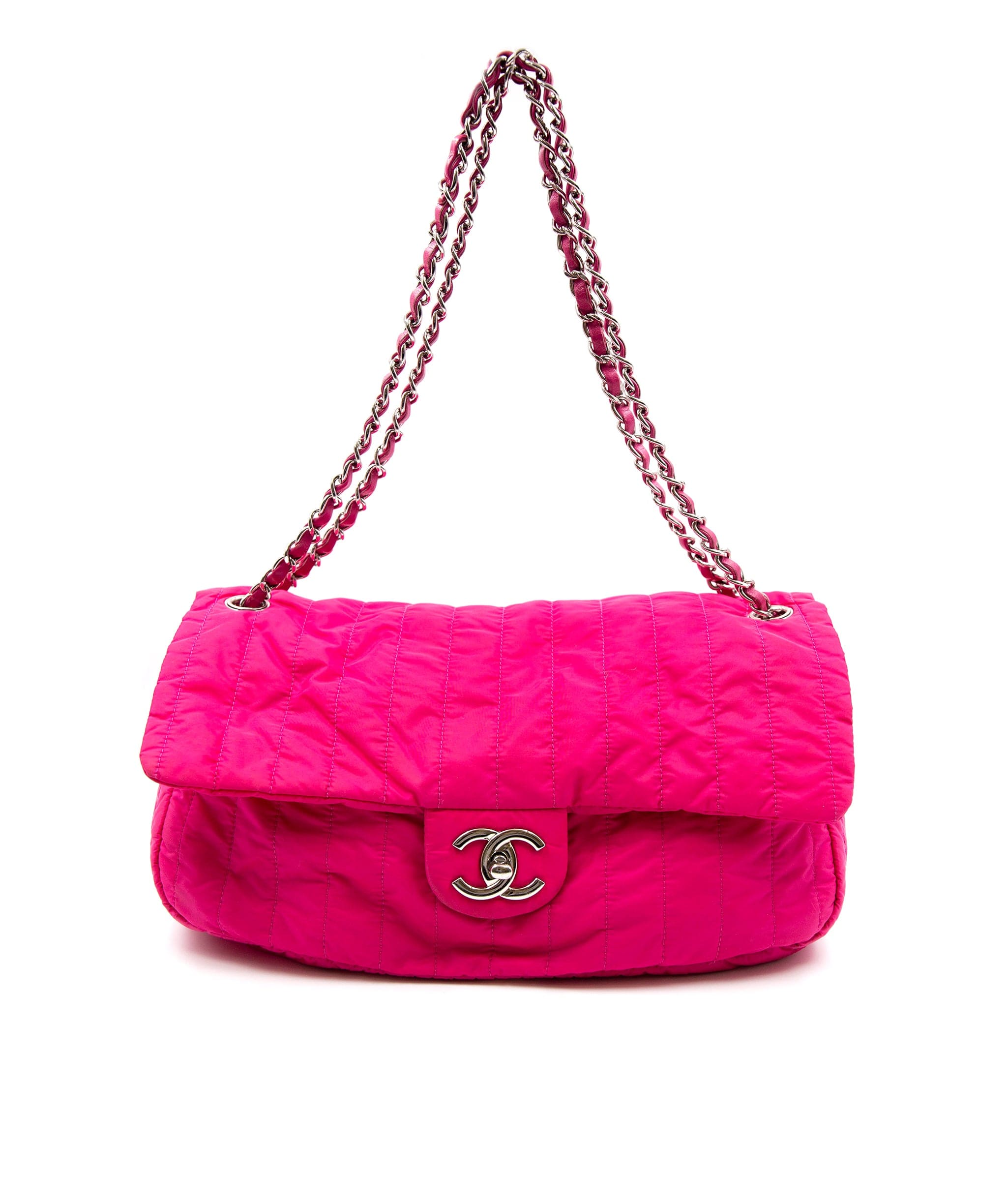 Chanel Chanel Nylon Hot pink Bag  AGL2243