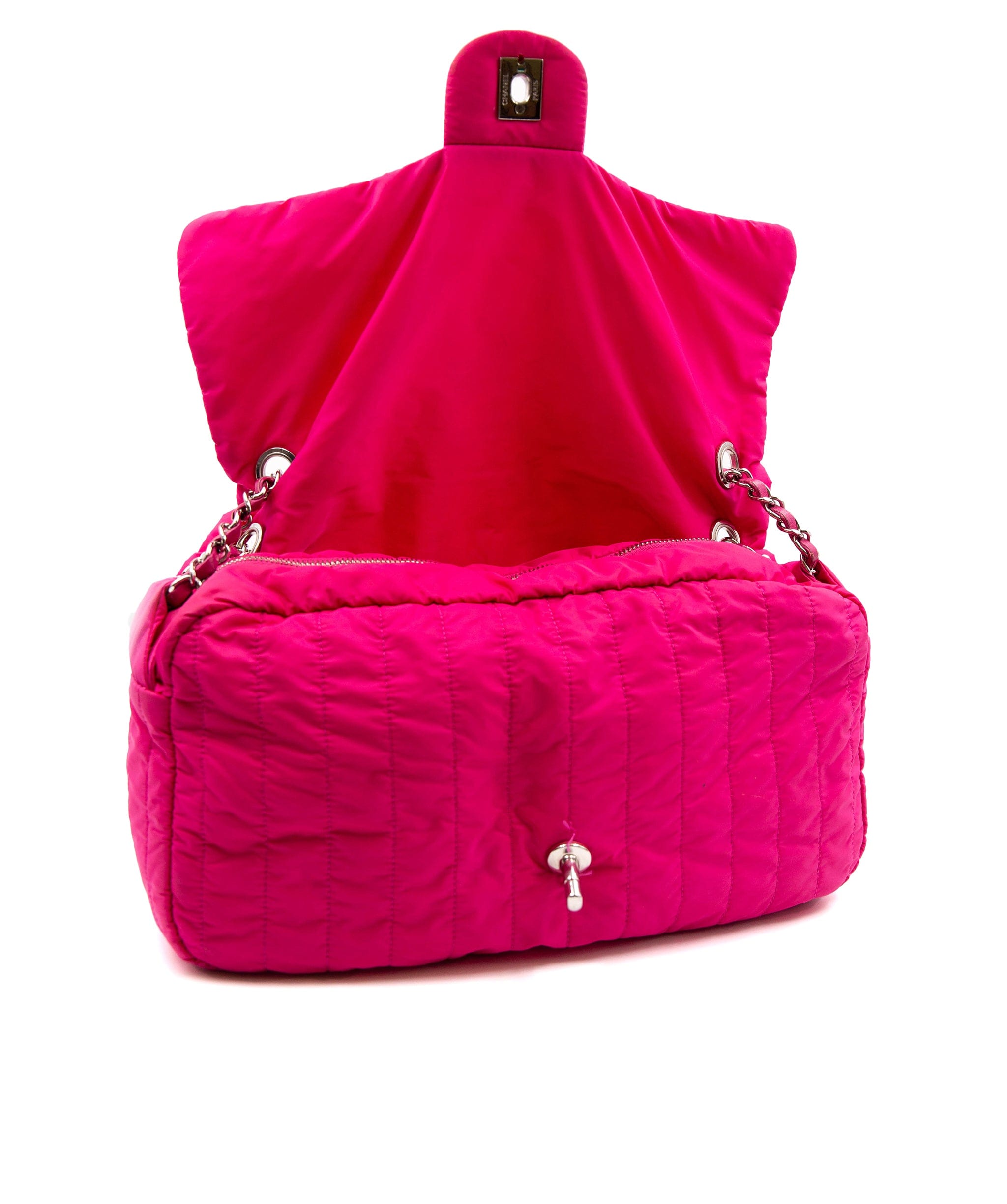 Chanel Chanel Nylon Hot pink Bag  AGL2243