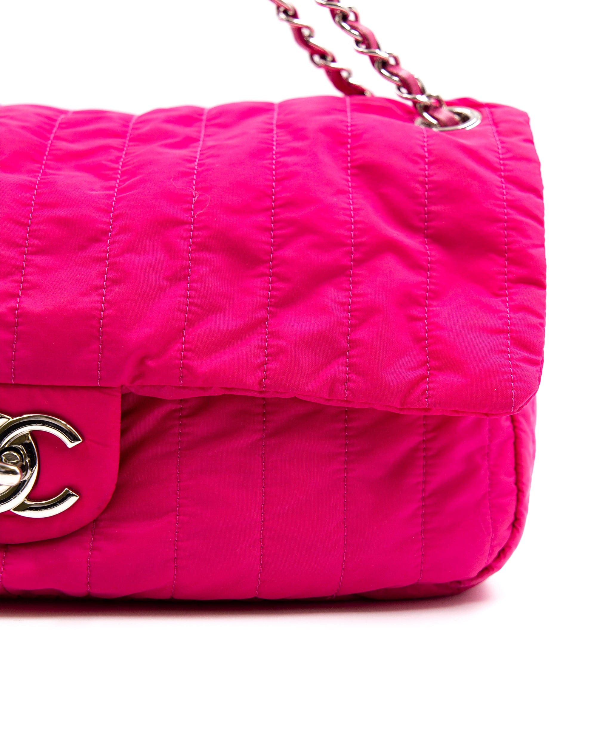 Chanel Chanel Nylon Hot pink Bag  AGL2243