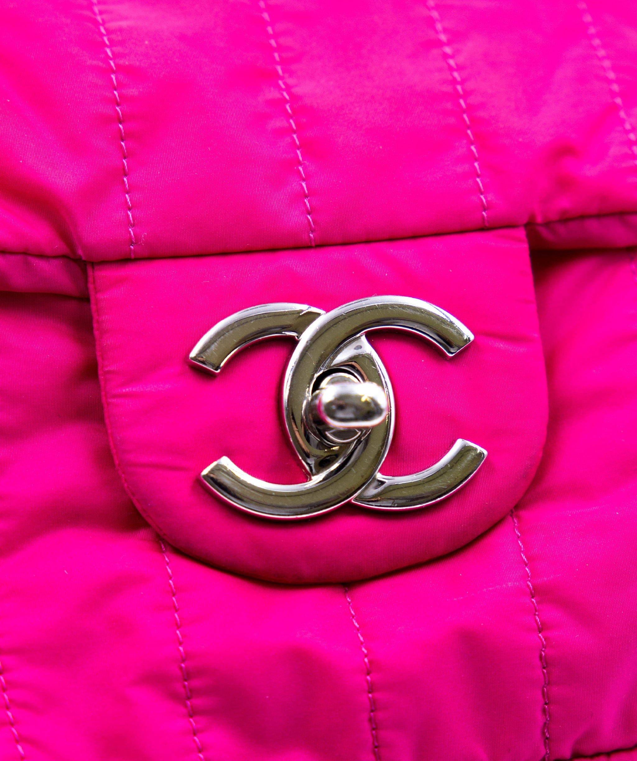 Chanel Chanel Nylon Hot pink Bag  AGL2243