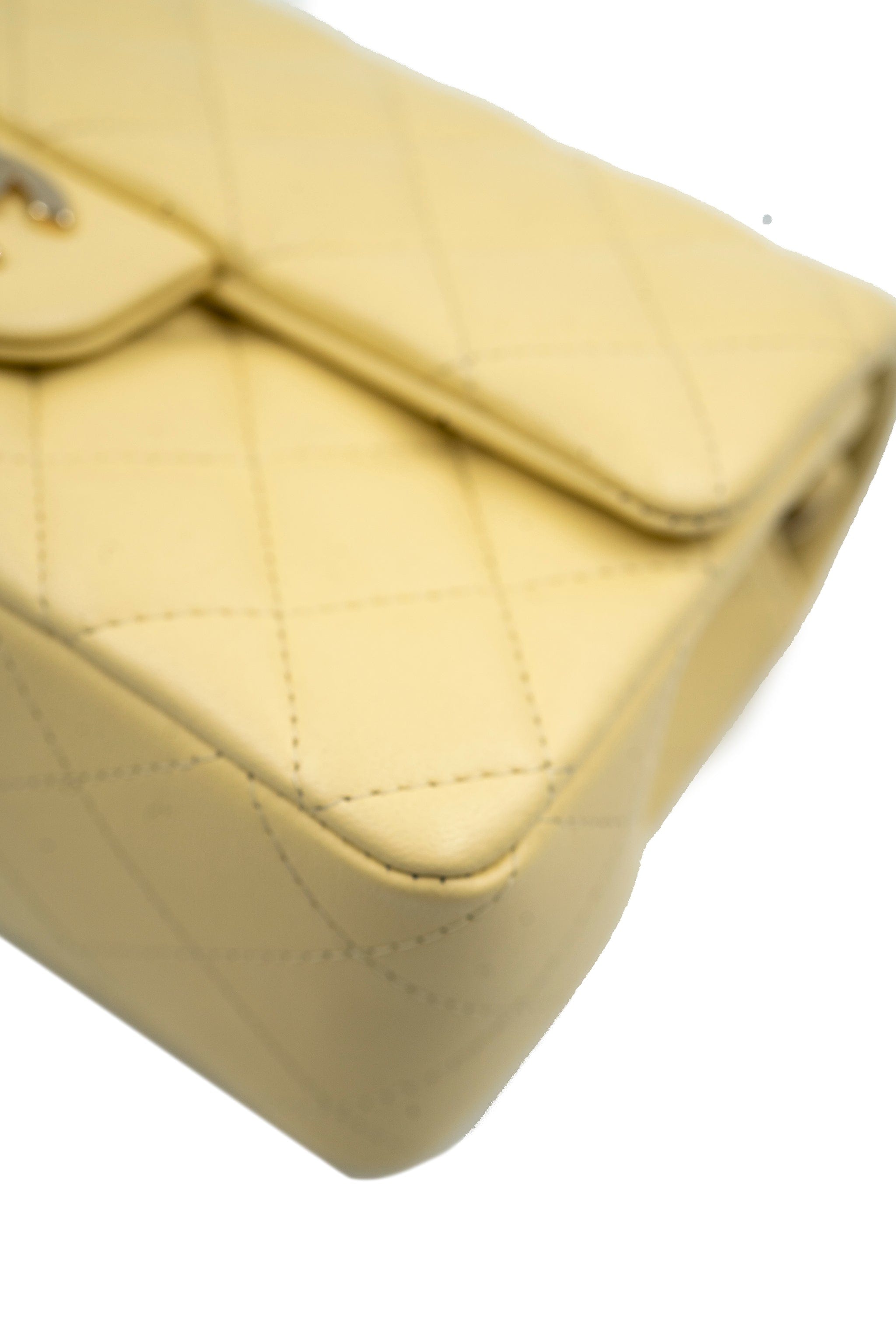 Chanel Chanel Pale Lemon Mini Classic Flap with GHW -  ALL0158