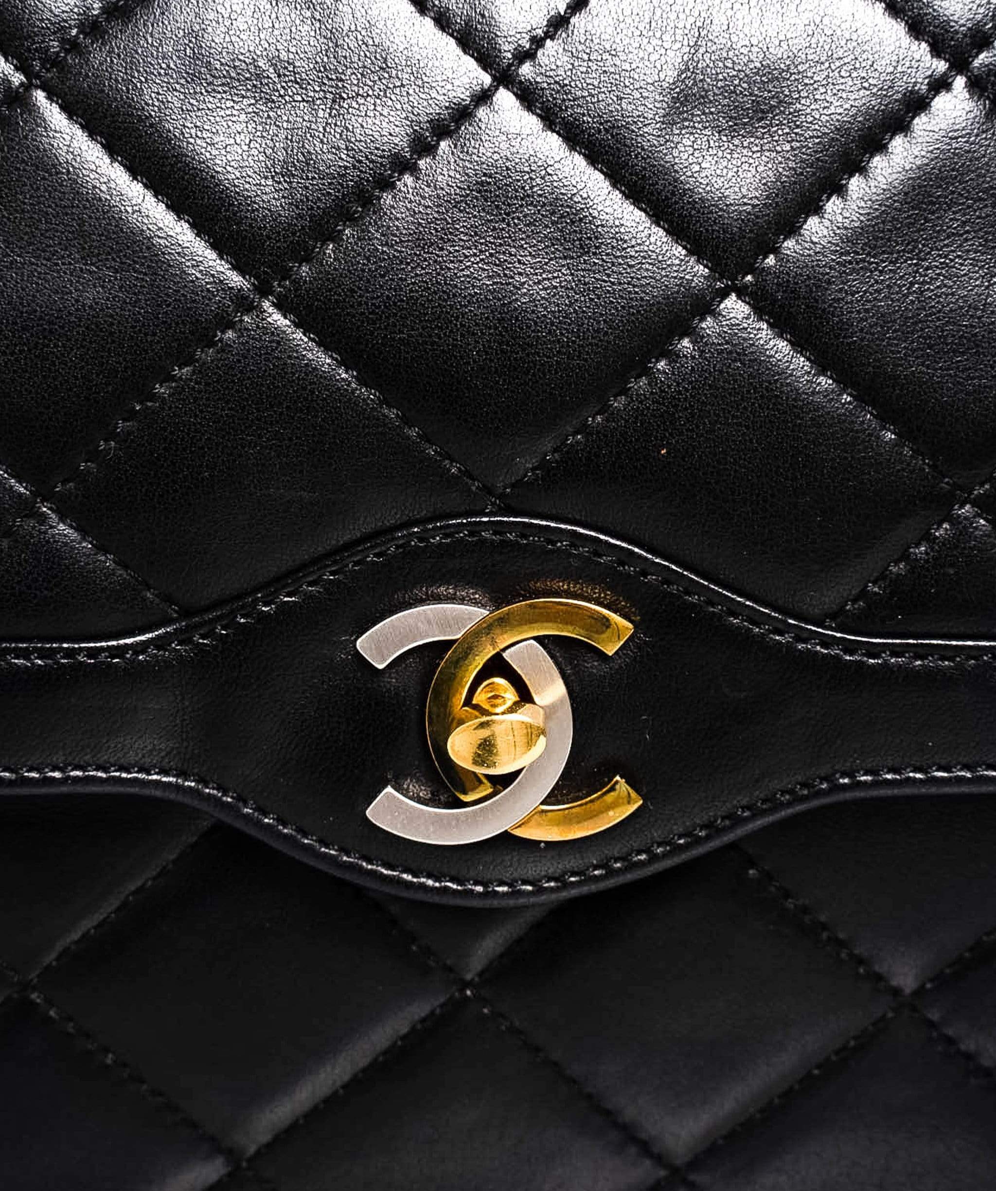 Chanel Chanel Paris Double Black Classic Flap Bag- AWL1946