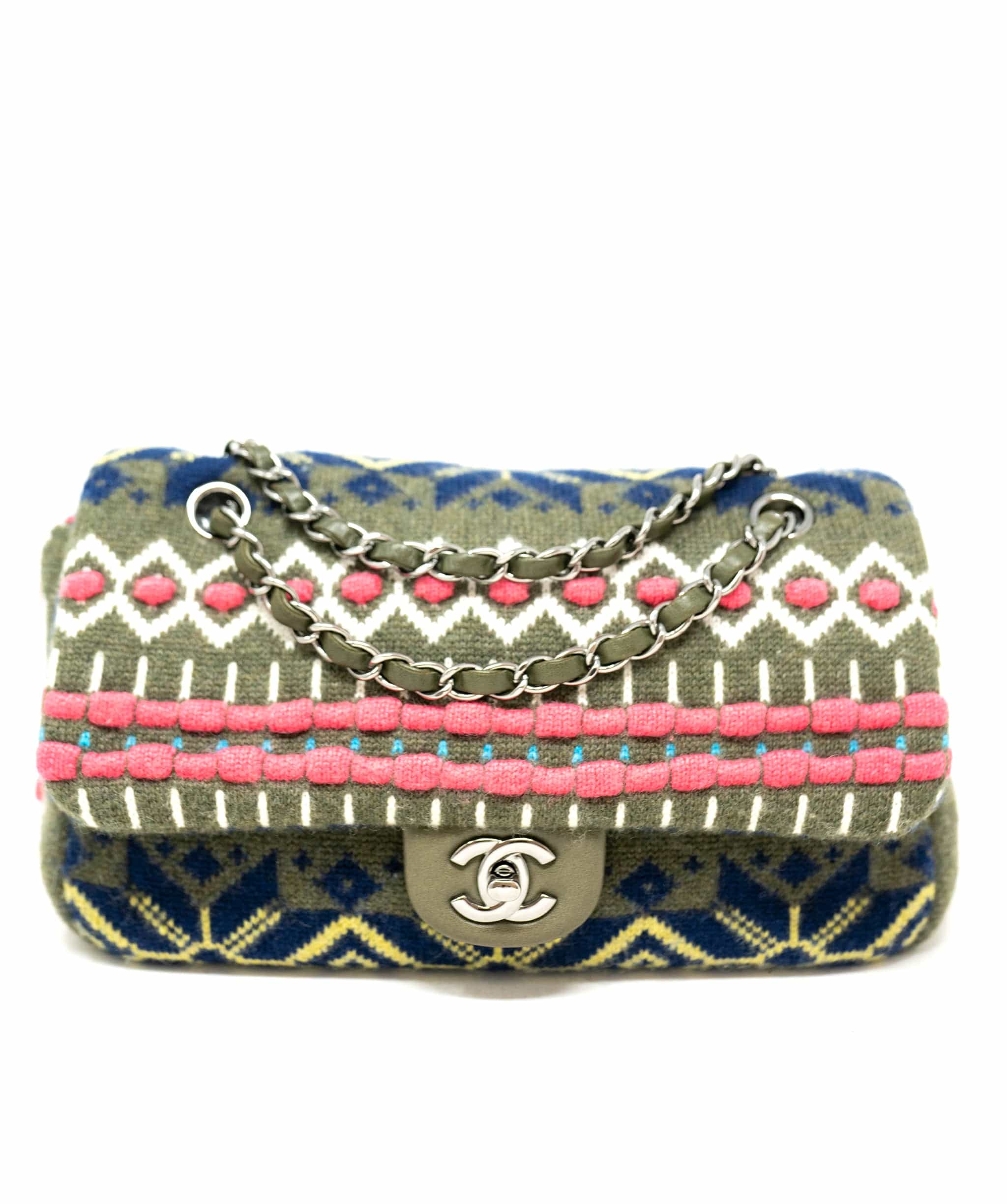 Chanel Chanel Paris-Salzburg Multicolour Cashmere Classic Flap Bag - AGC1117