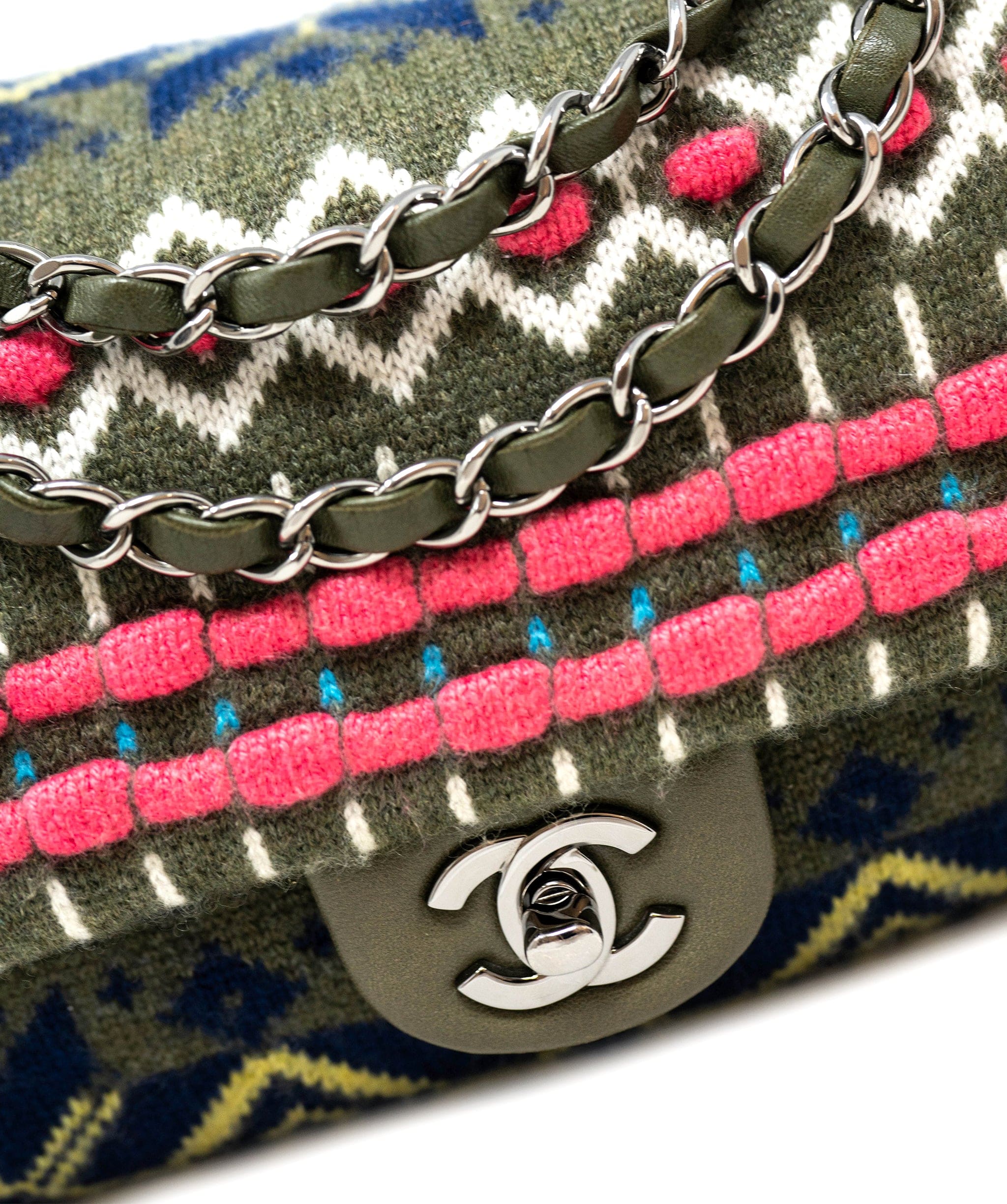 Chanel Chanel Paris-Salzburg Multicolour Cashmere Classic Flap Bag - AGC1117