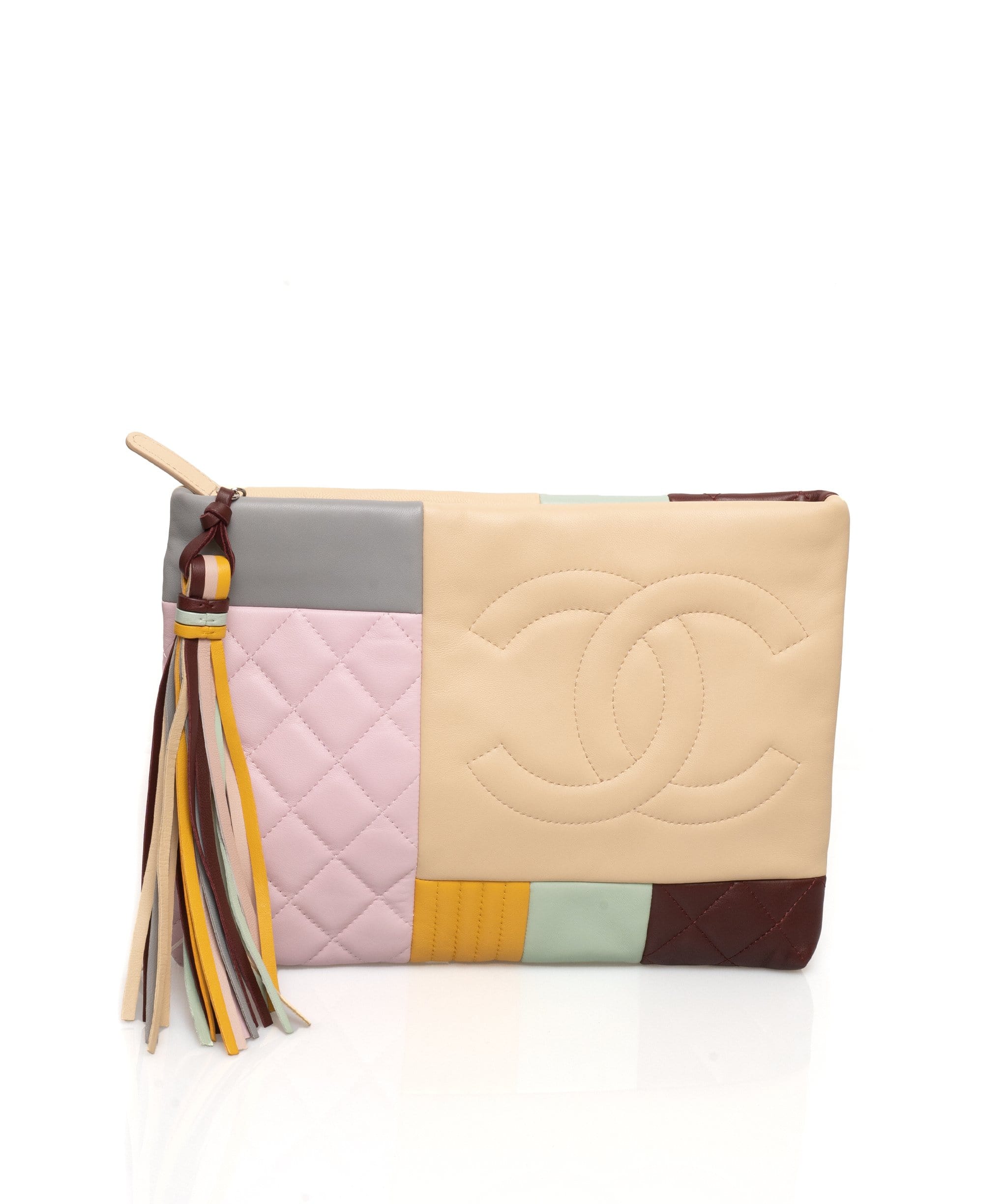 Chanel Chanel Patchwork O Case Clutch Bag - AWC1043