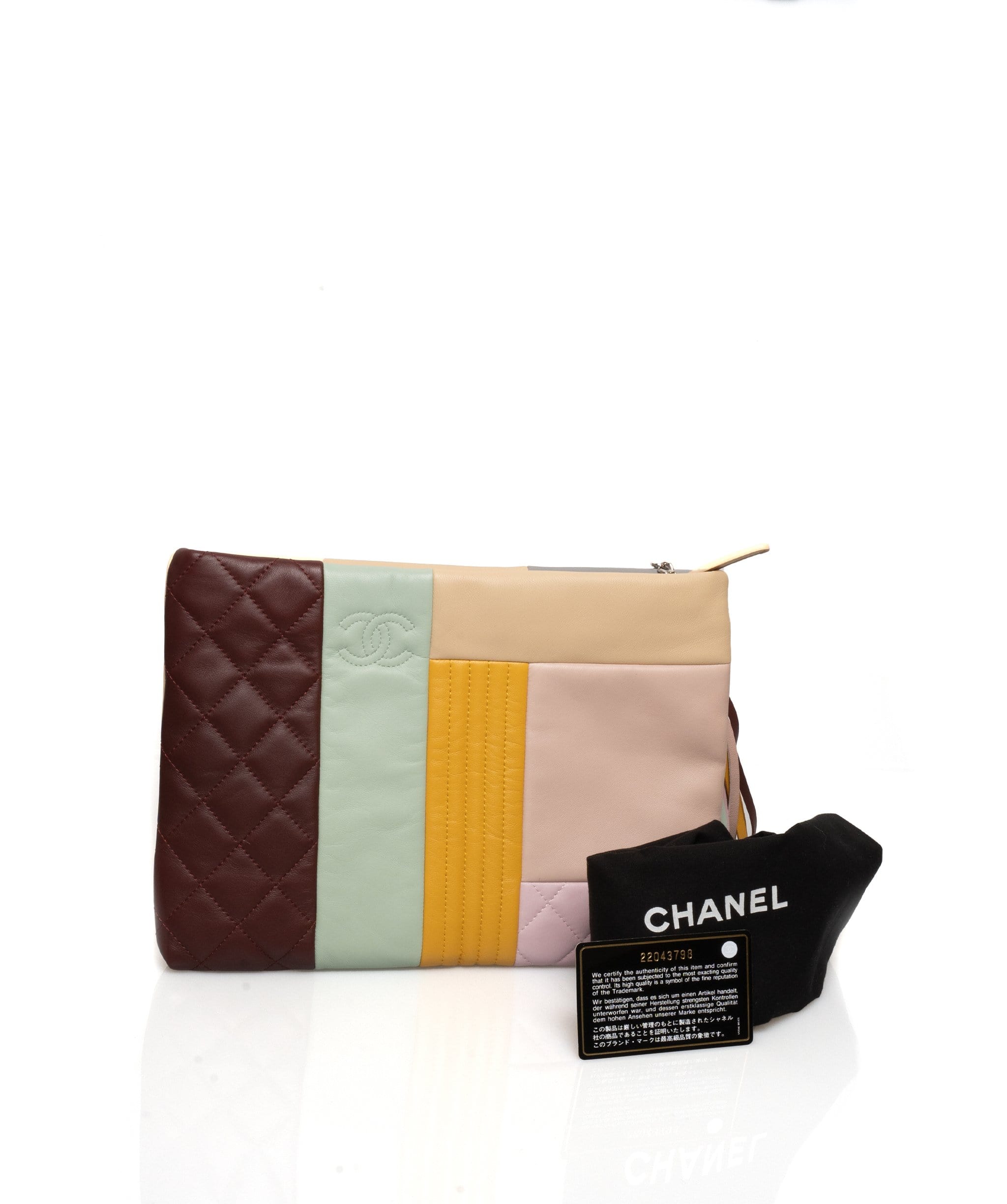 Chanel Chanel Patchwork O Case Clutch Bag - AWC1043