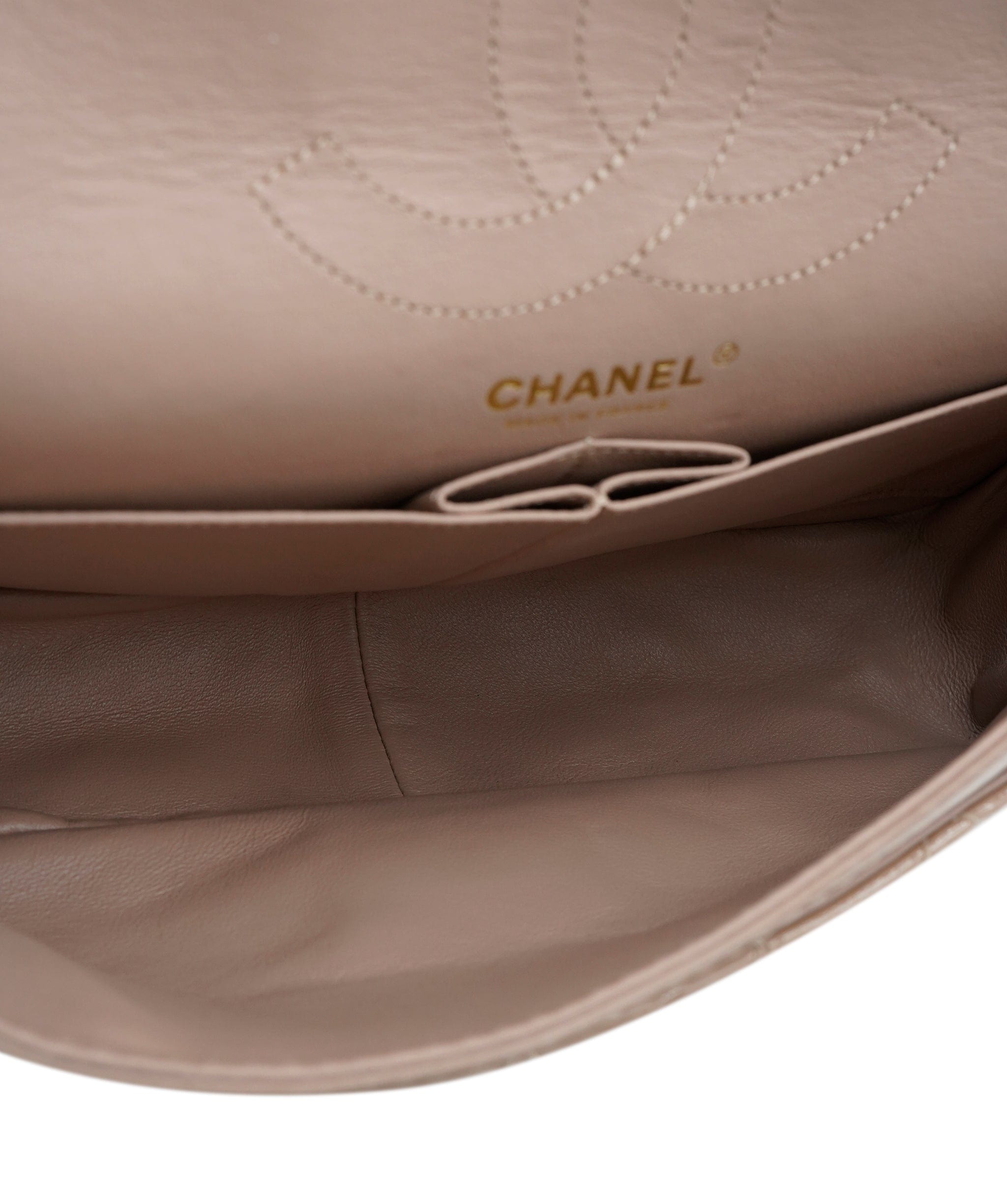 Chanel Chanel patent reissue 2.55 beige ASL7571