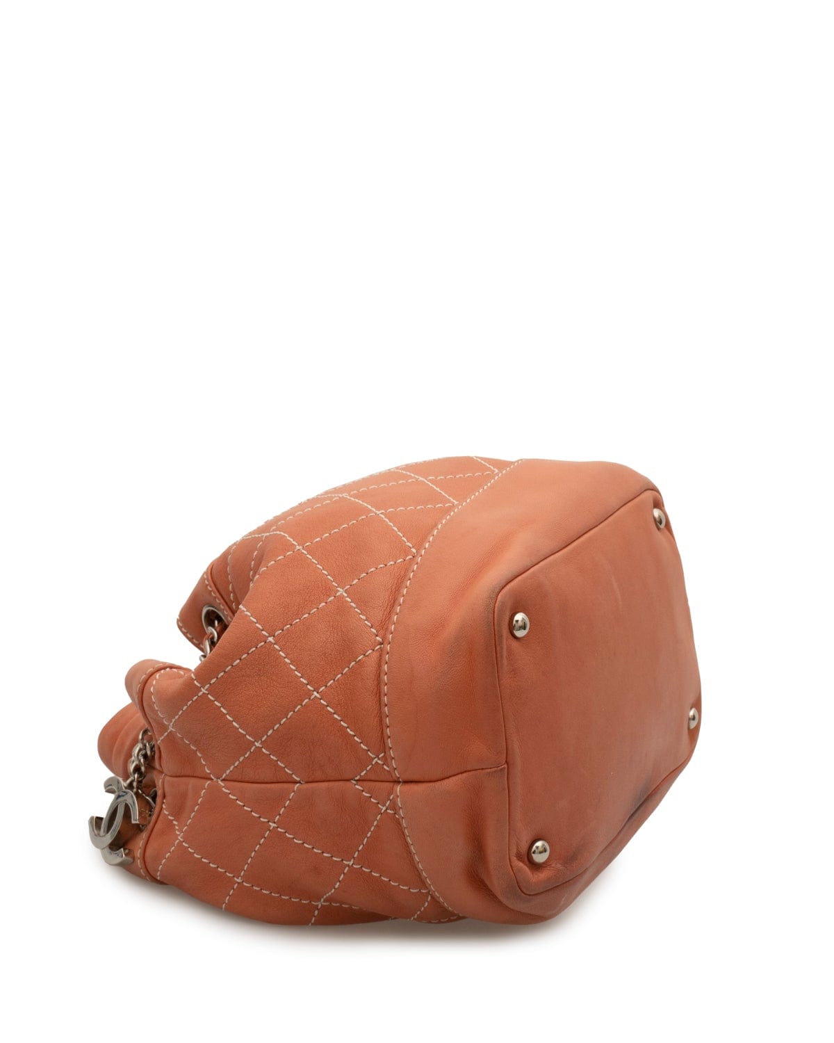 Chanel Chanel Peach Wild Stitch Bucket Bag - AWL2121