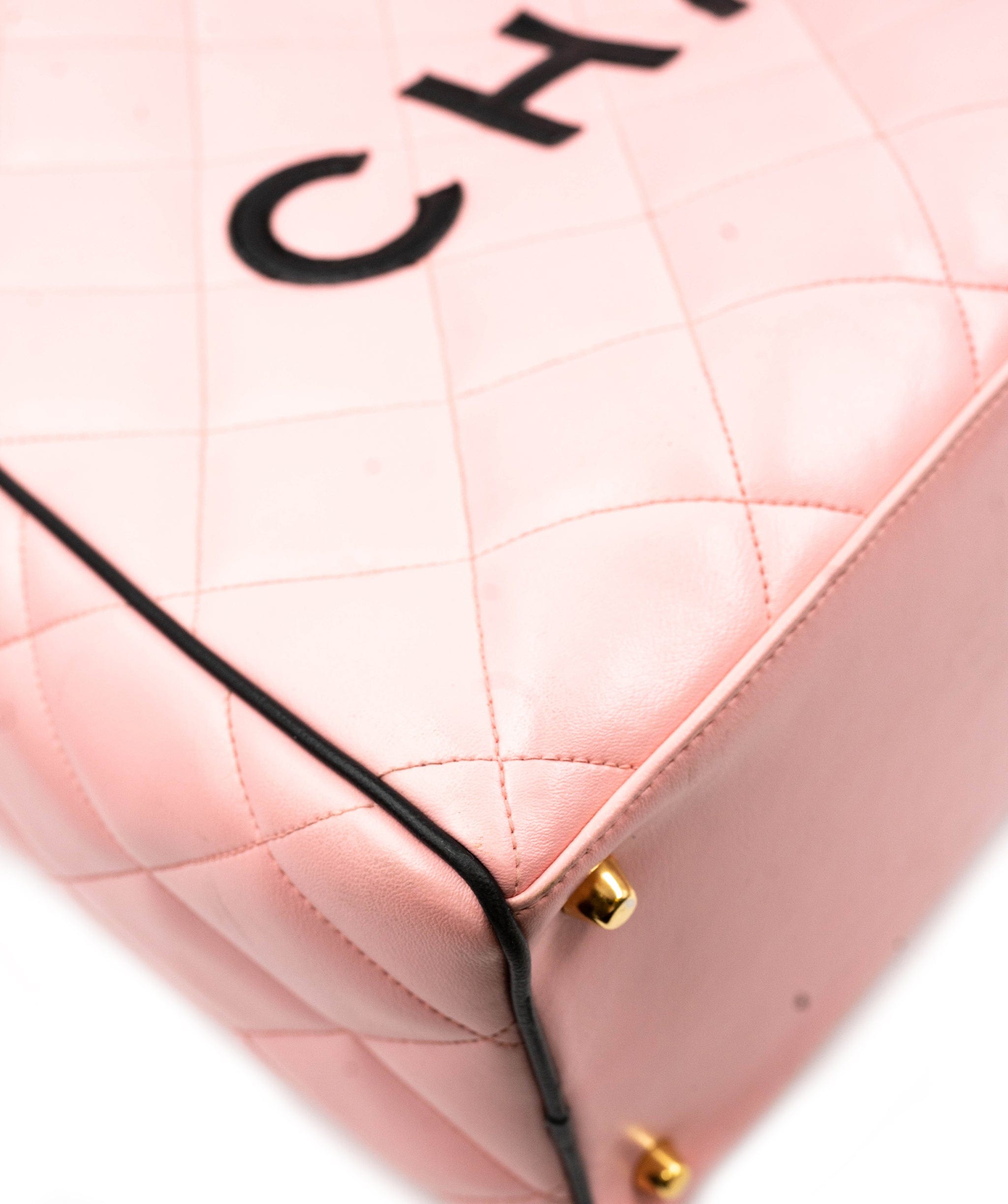 Chanel Chanel Pink Calfskin Boston bag ASL3692