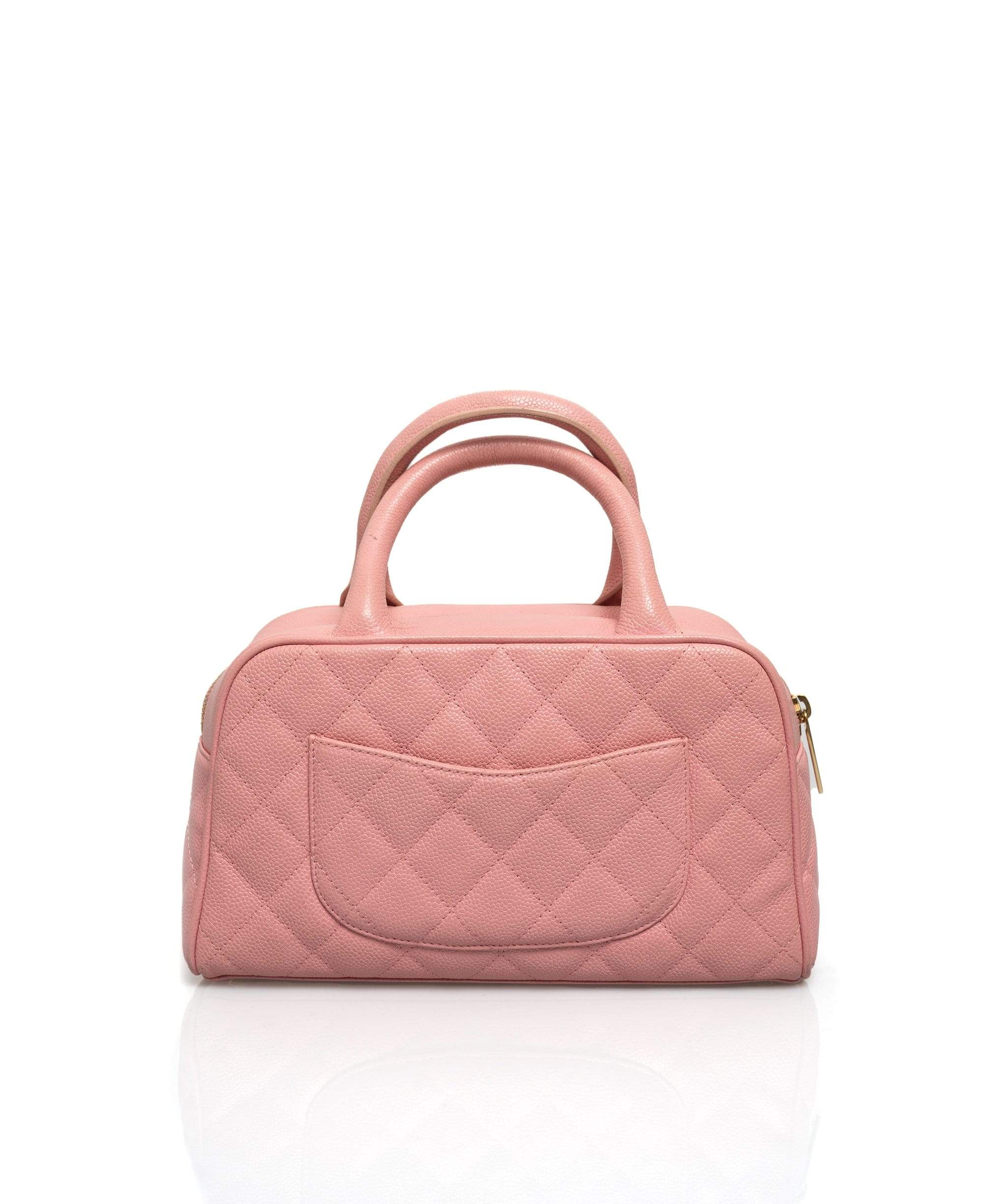 Chanel Chanel Pink Caviar Bowling Bag - ADL1383